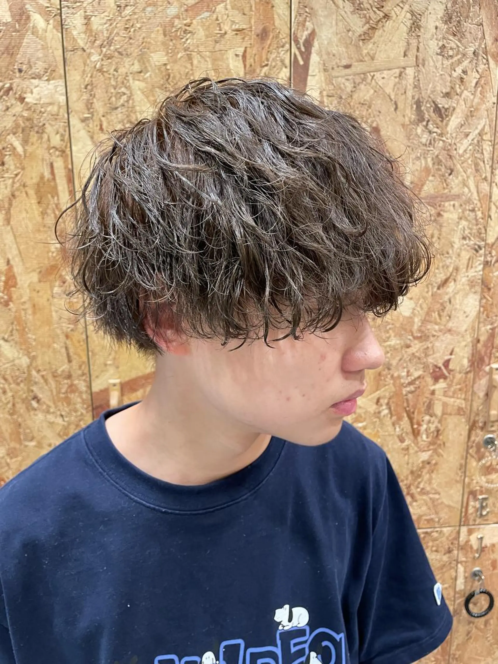 ショート カット パーマ センターパート/ ニュアンスパーマ正樹のヘアスタイル