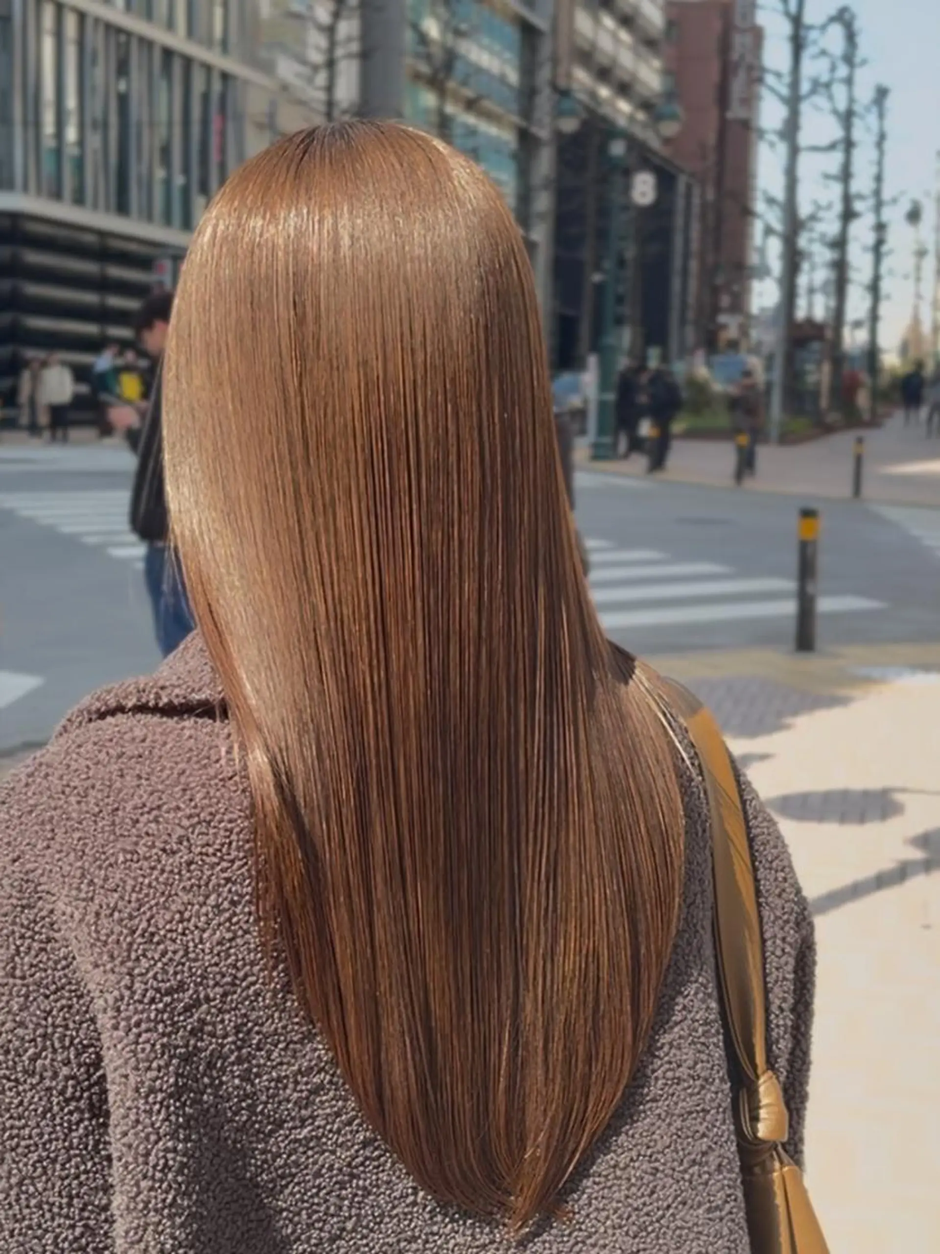 ロング ヘアカラー トリートメント 新宿×髪質改善カラー 美髪/艶髪/岩重知弥のヘアスタイル