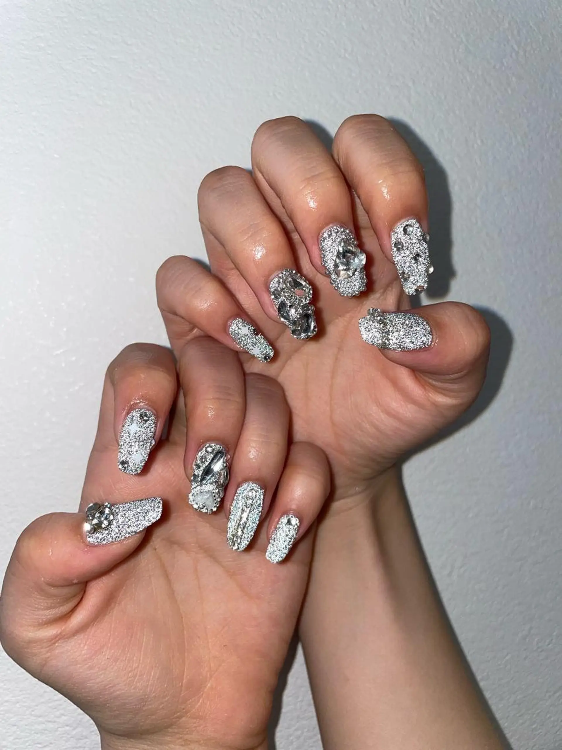 ネイル フラッシュネイル ハンドネイル 束感まつ毛/ネイル/ LED♥KIRARAのマツエク・マツパデザイン