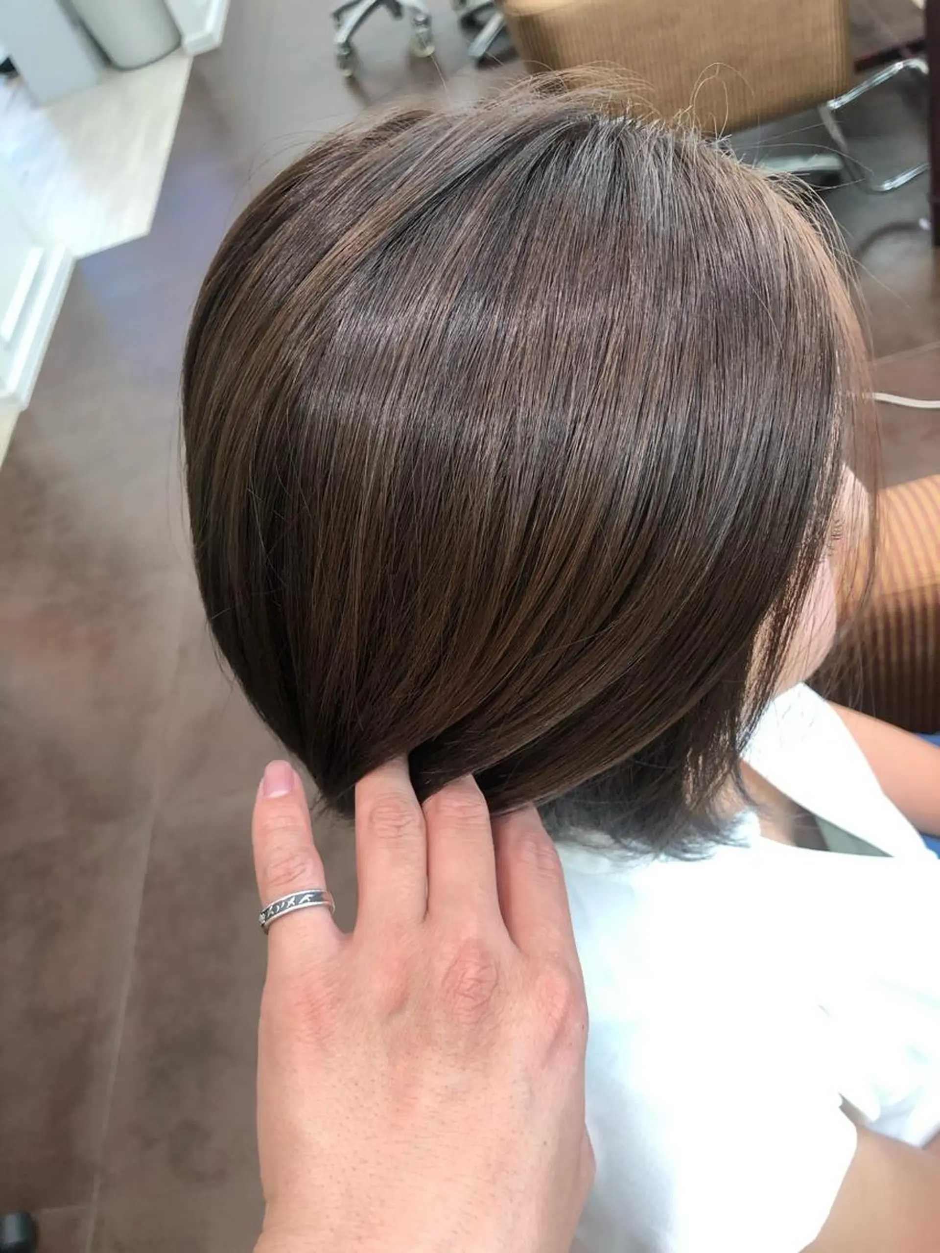 ショート カラー パーマ VIVIE【ヴィヴィ】所属・髪質改善/韓国風 レイヤー/田村祐樹のヘアスタイル