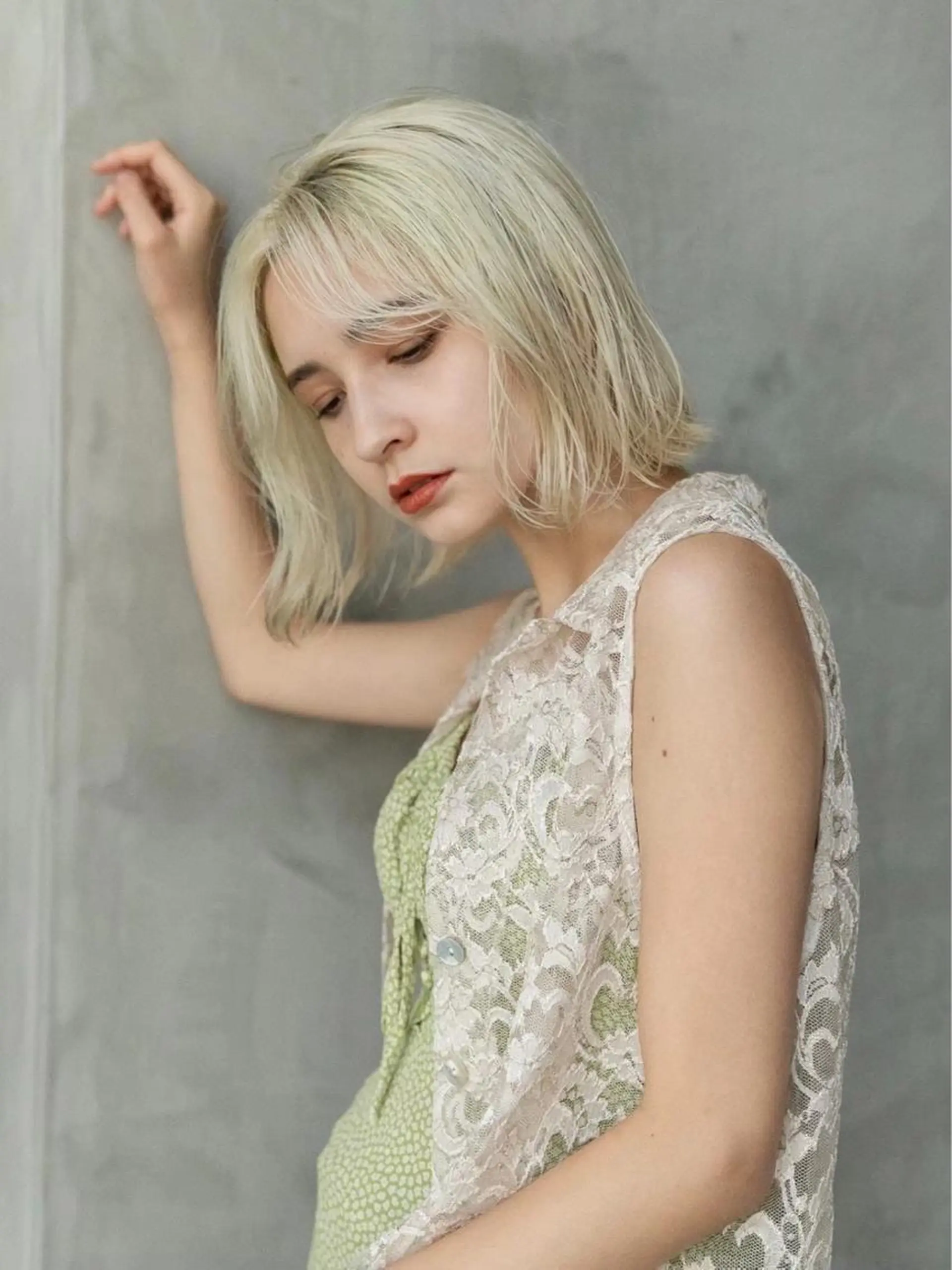 ミディアム カラー 韓国レイヤー🇰🇷 韓国研修◎渋谷カイトのヘアスタイル