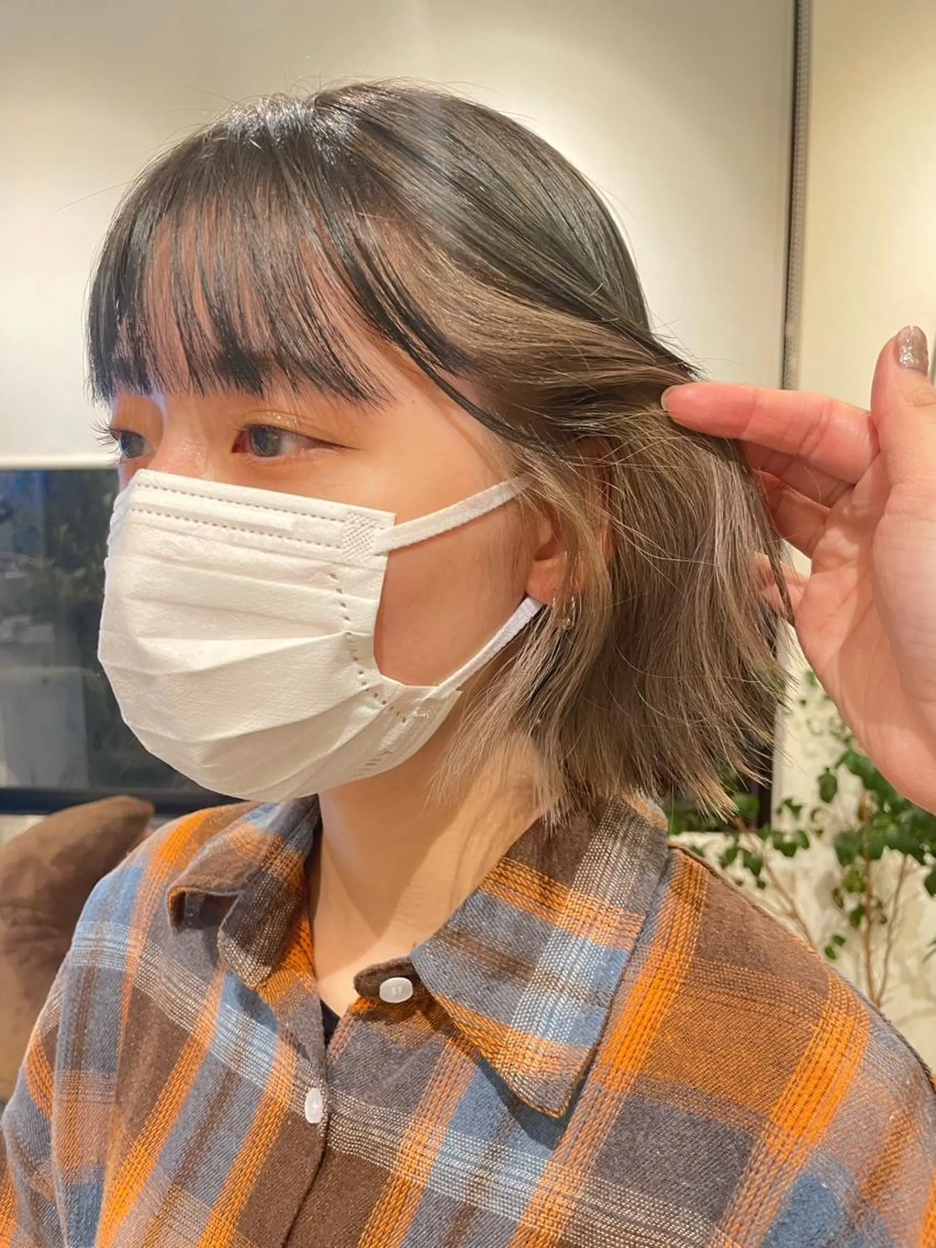 ショート カラー 野田 カレンのヘアスタイル