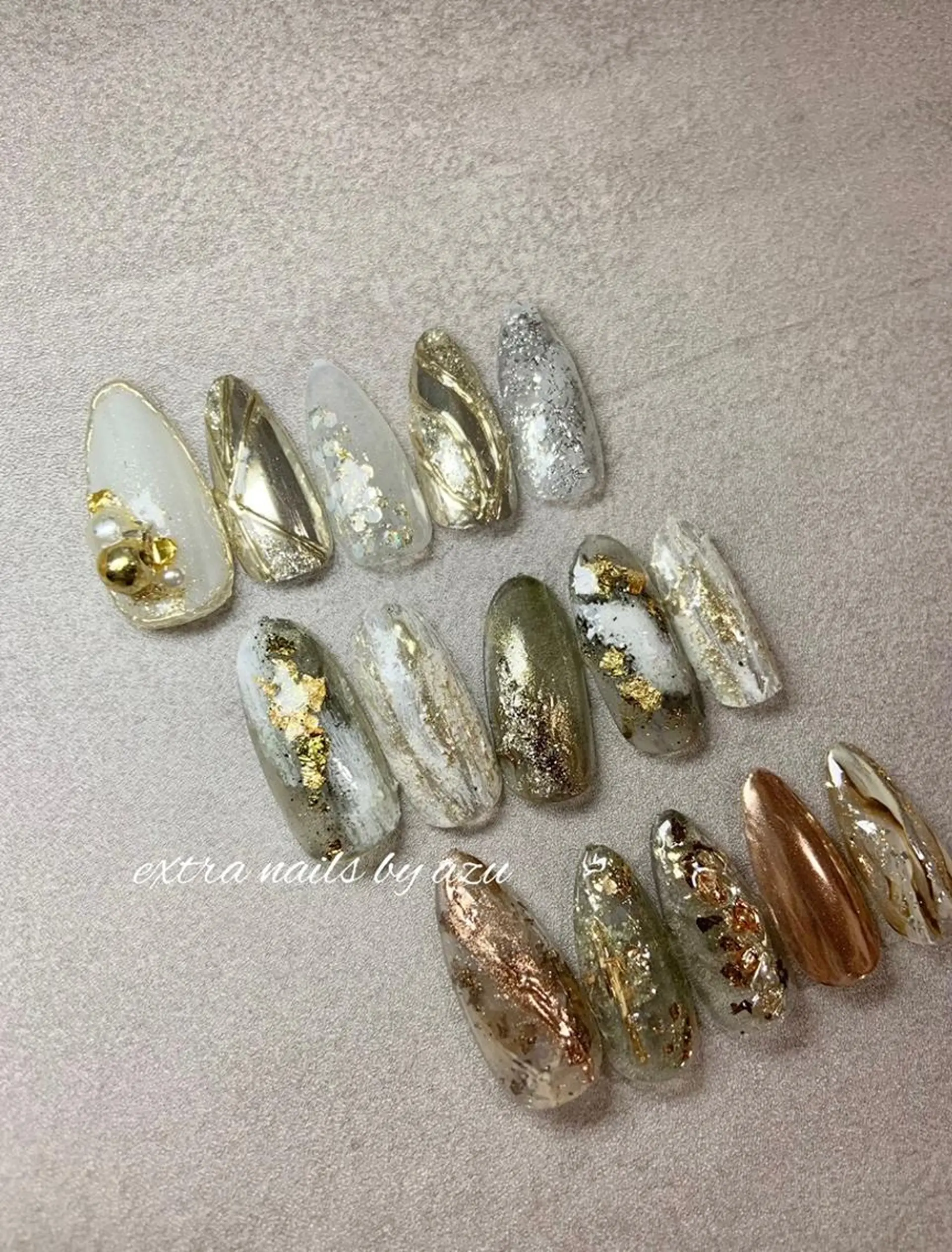 ネイル アートネイル ジェルネイル extranails ／lemellaのネイルデザイン