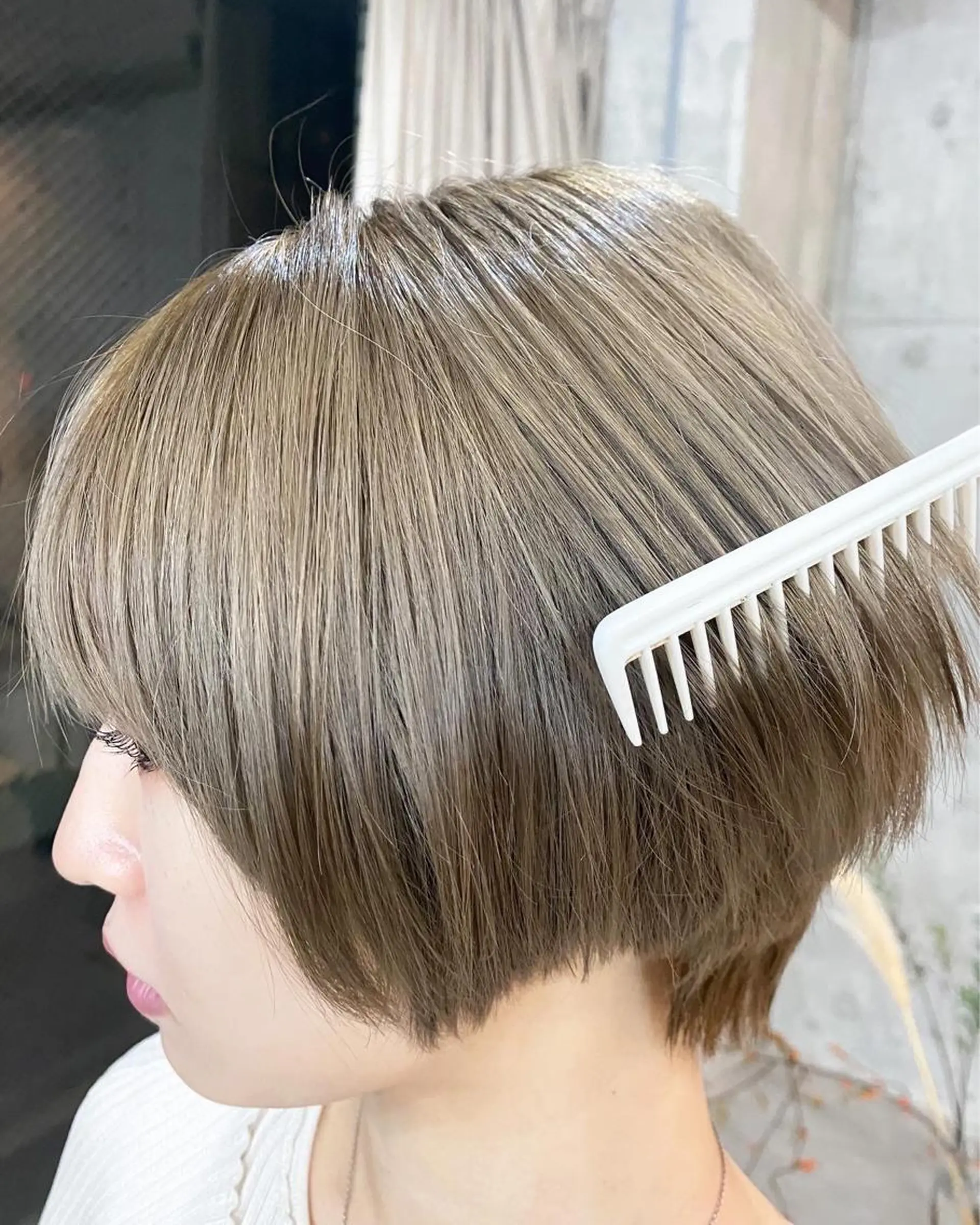 ショート カラー ボブ×縮毛矯正 ryotaのヘアスタイル