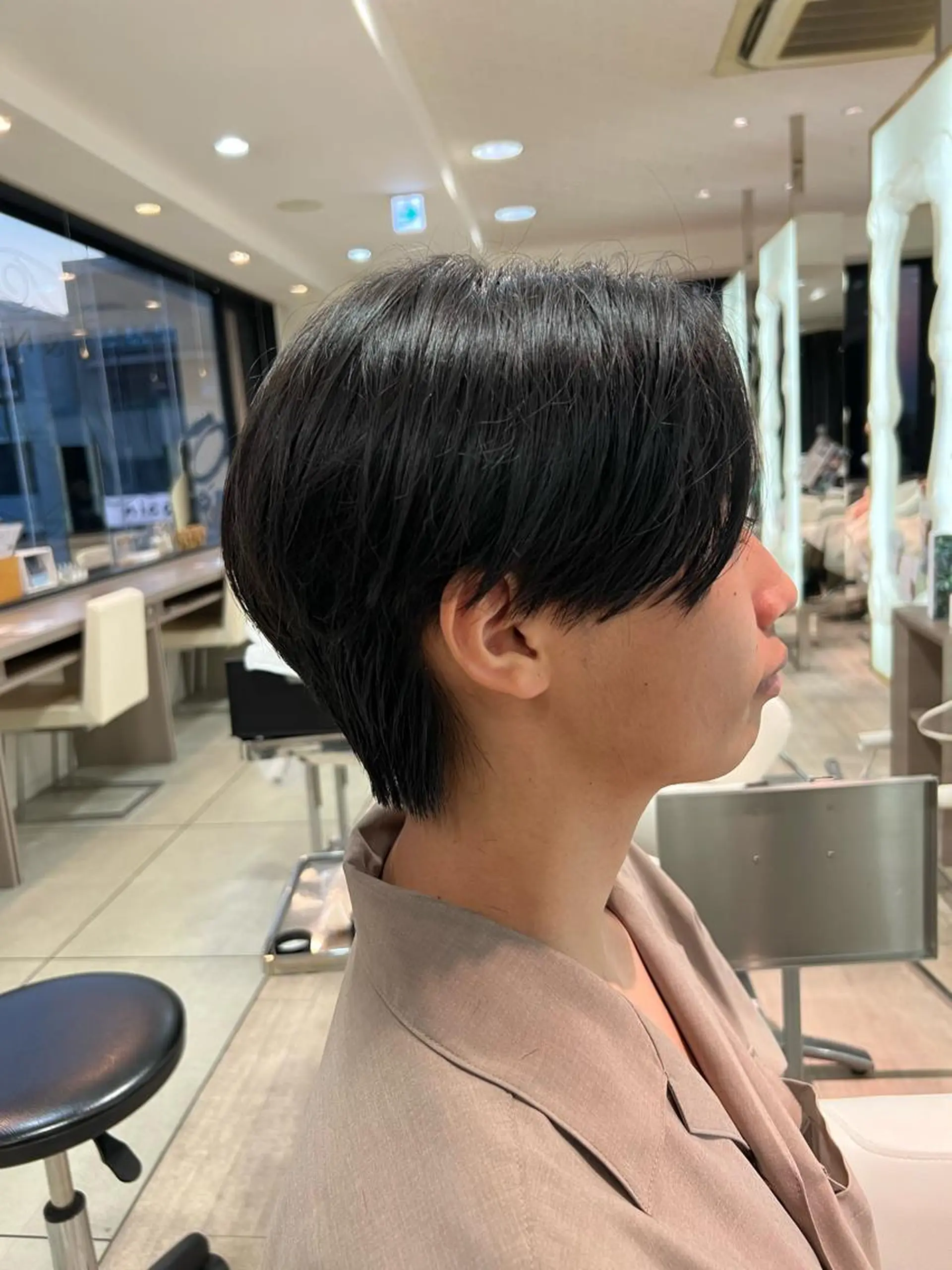 ミディアム メンズ センターパート 柳澤 和也のヘアスタイル