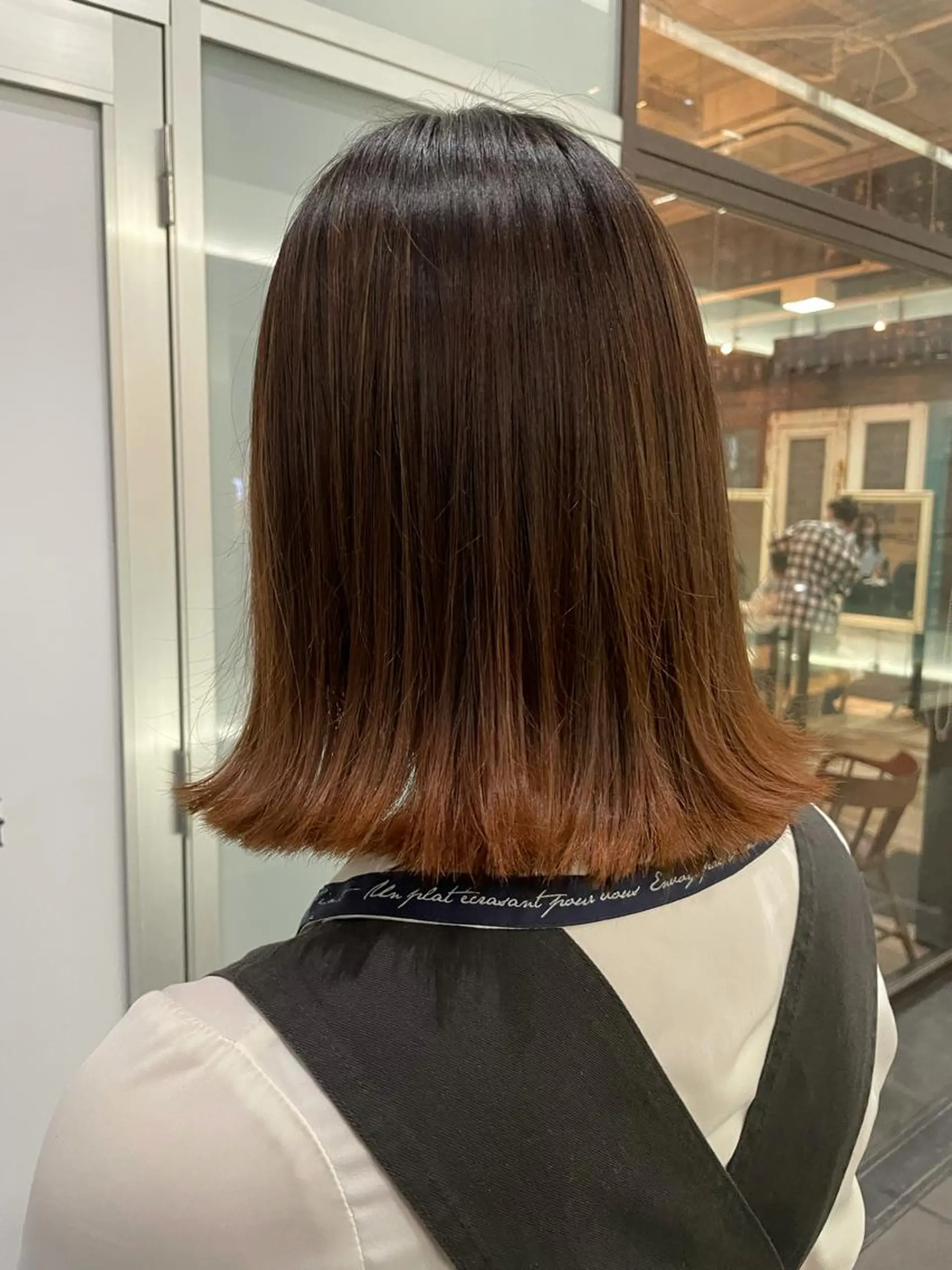 ミディアム 不破一輝/栄/矢場町 ボブ/レイヤー/艶髪のヘアスタイル