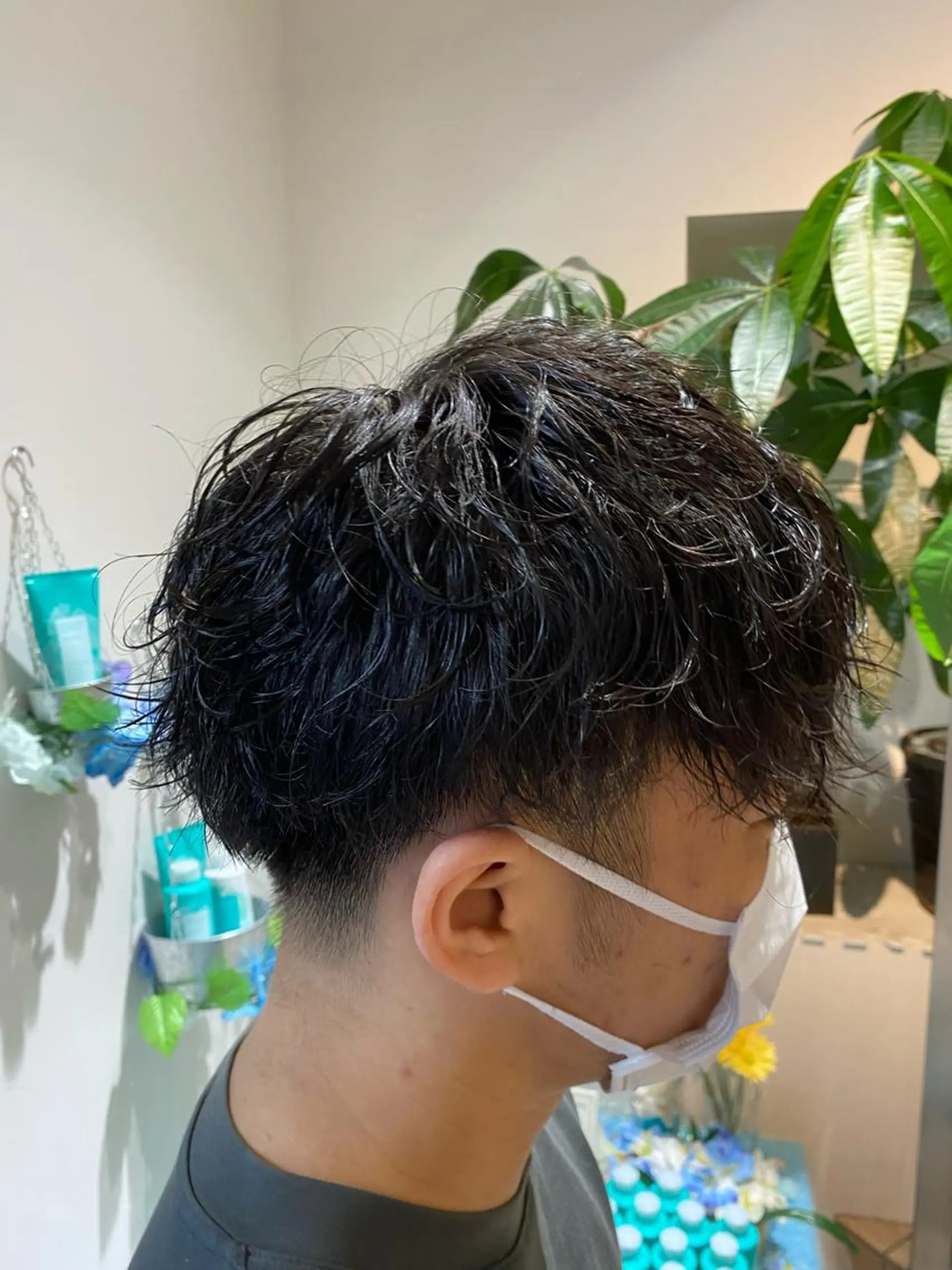 メンズ カット パーマ 佐々木 拓海のヘアスタイル