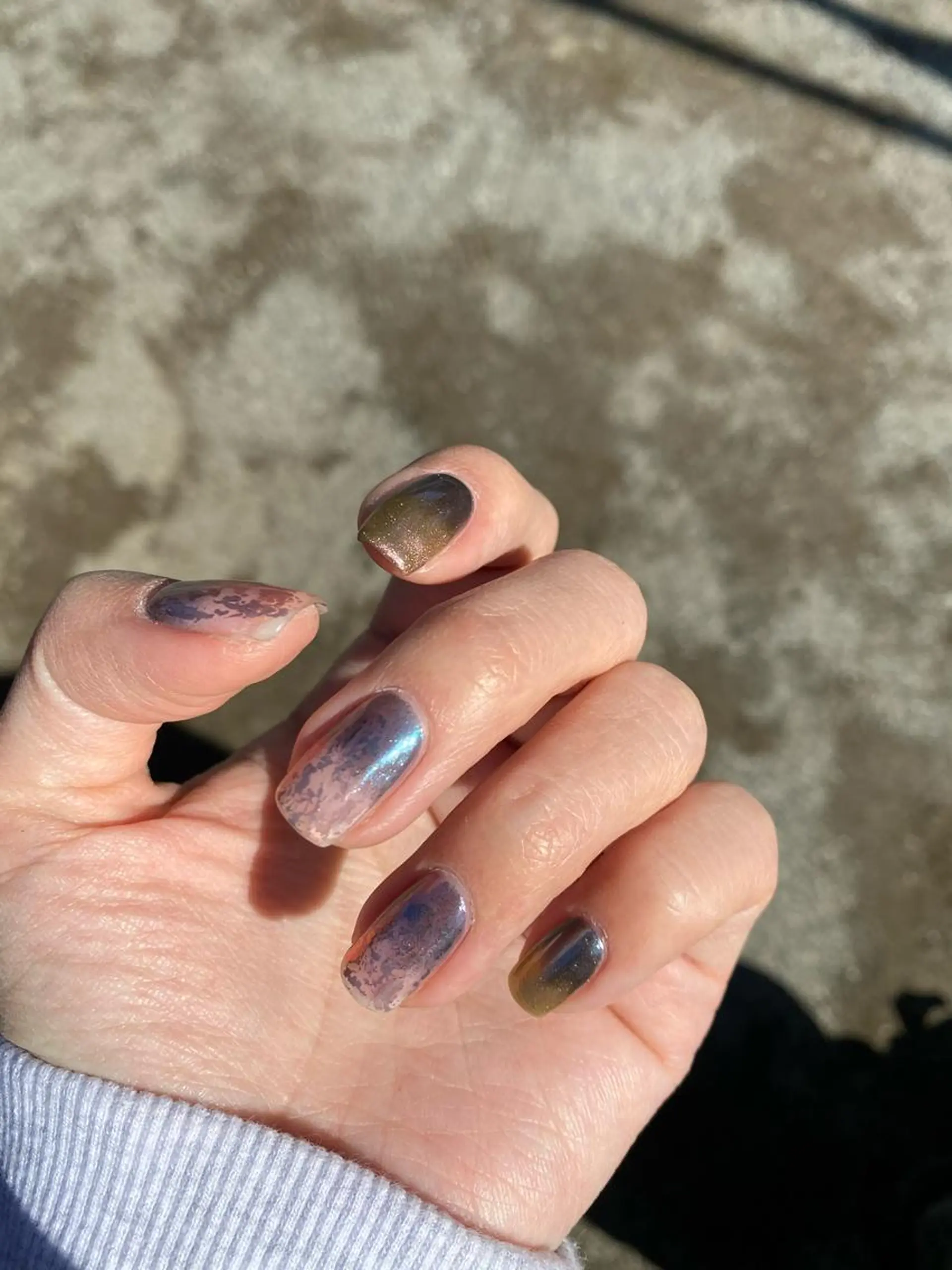 ネイル グラデーション 🌼大西洋子 laughl🌼のネイルデザイン