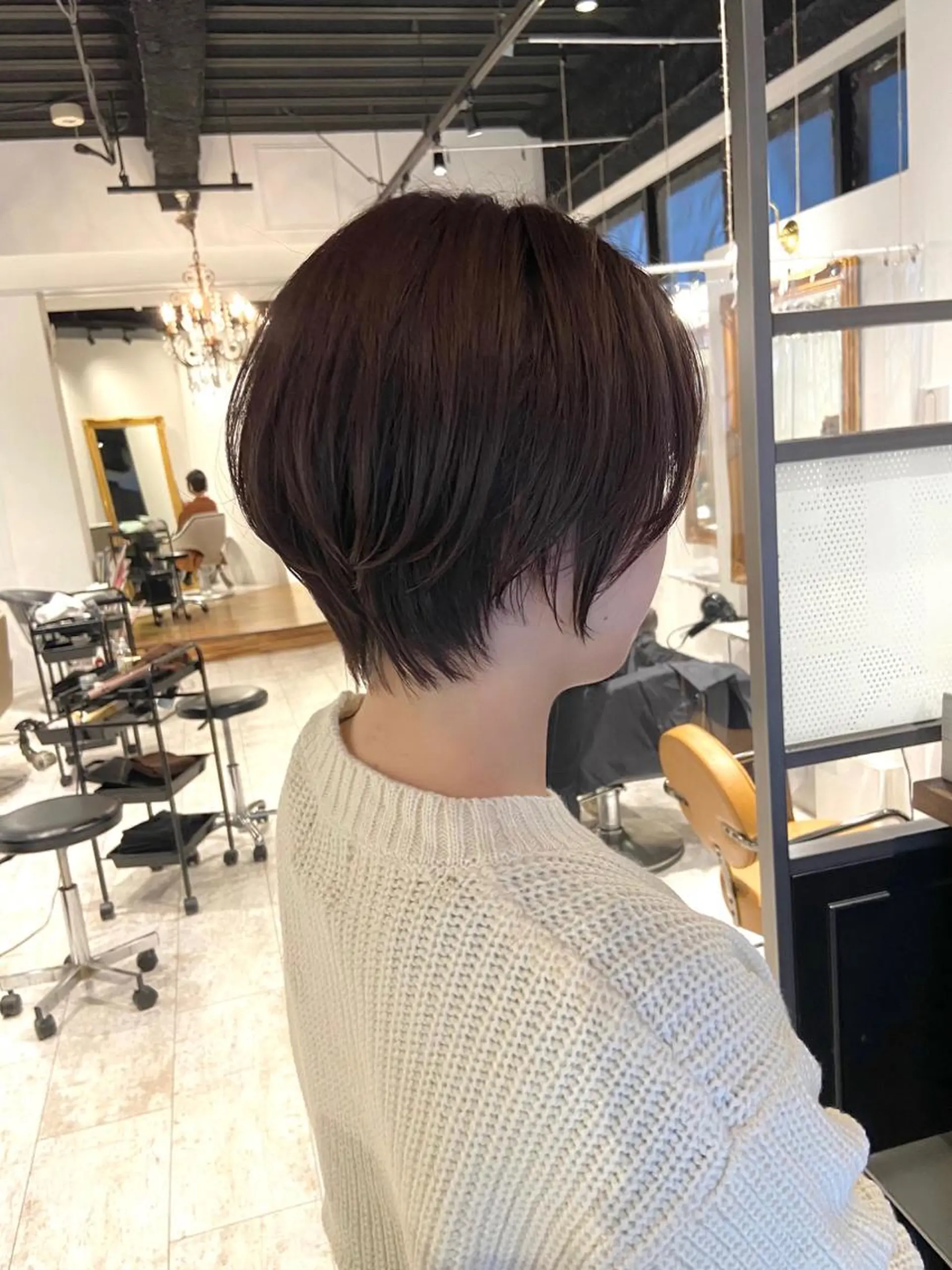 ショート カラー ショートヘア カット ヘアカラー トリートメント 二児のパパで店長な 戸田健治のヘアスタイル
