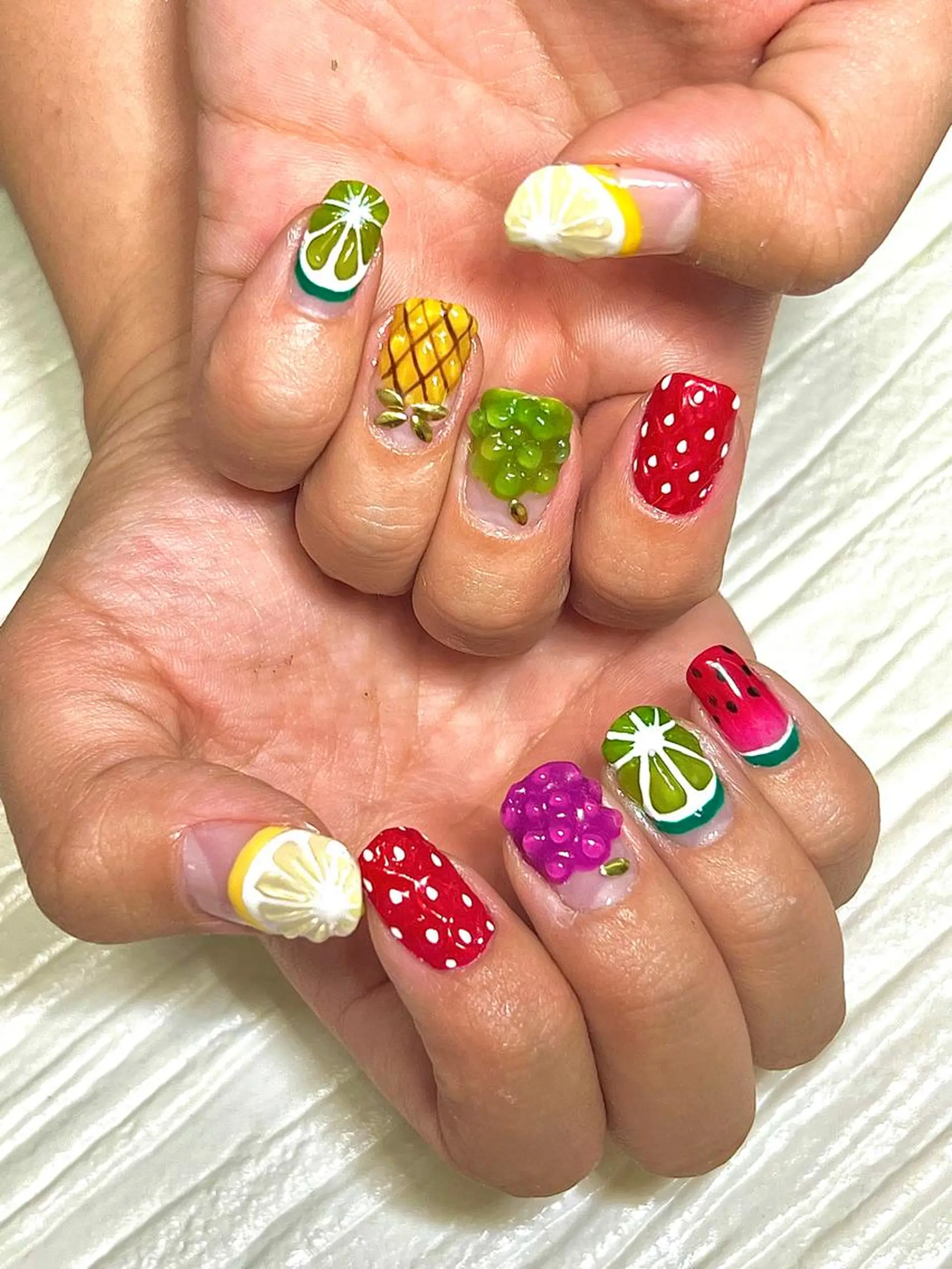 カラー ネイル nail salon Defiのネイルデザイン
