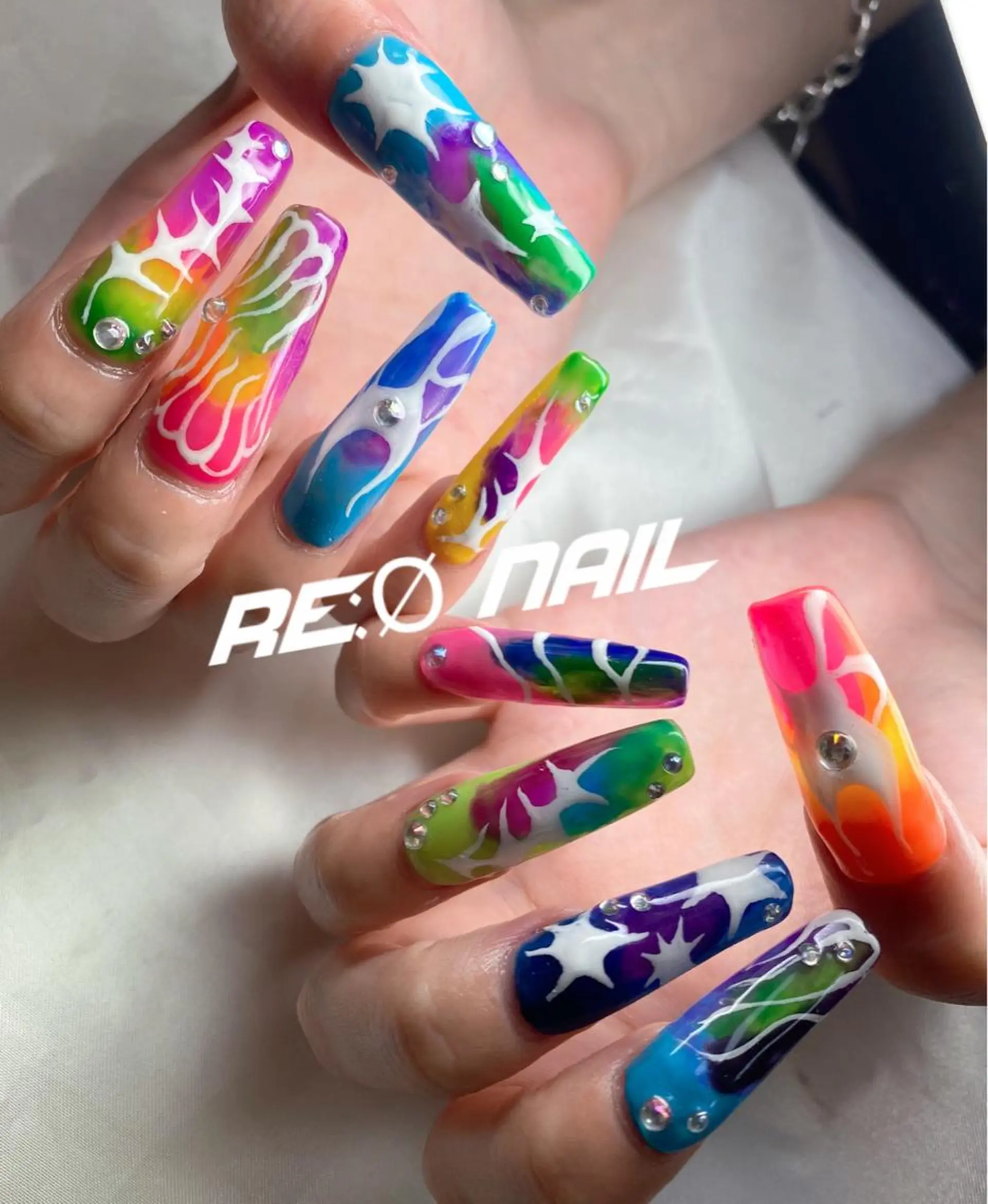ネイル ハンドネイル Re:Ø nail 🩵TSUJIのネイルデザイン
