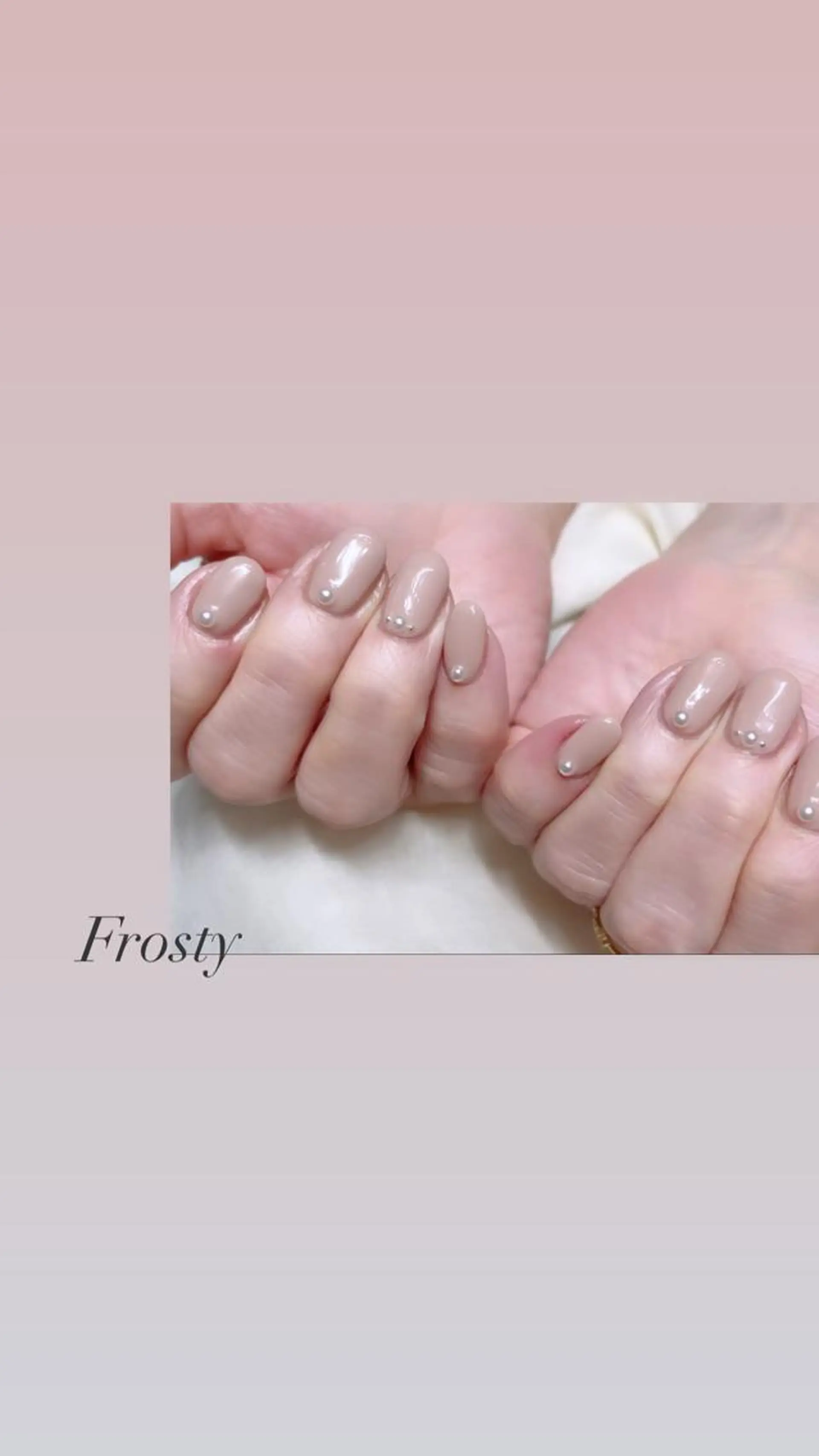 ネイル ストーンネイル Mys. 松本結衣のネイルデザイン