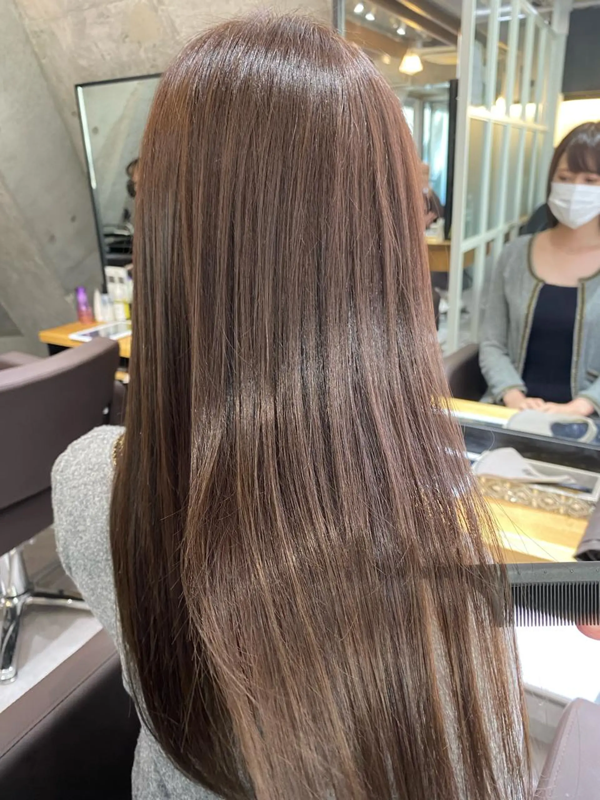 セミロング TARO／髪質改善 ×縮毛矯正のヘアスタイル