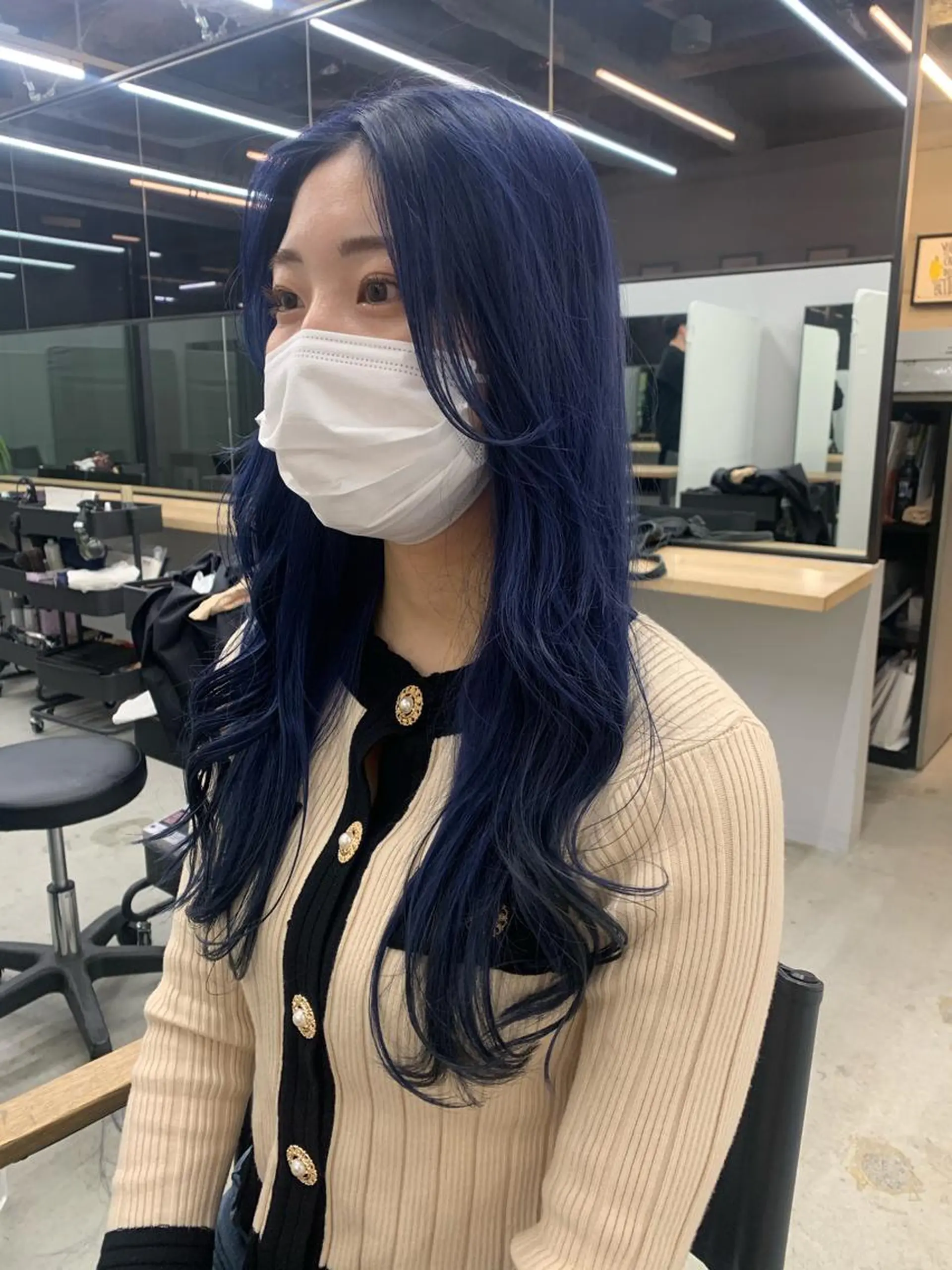 ミディアム カラー カット ヘアカラー トリートメント ヘッドスパ 透明感/オリーブ/ グレージュ/YUKAのヘアスタイル