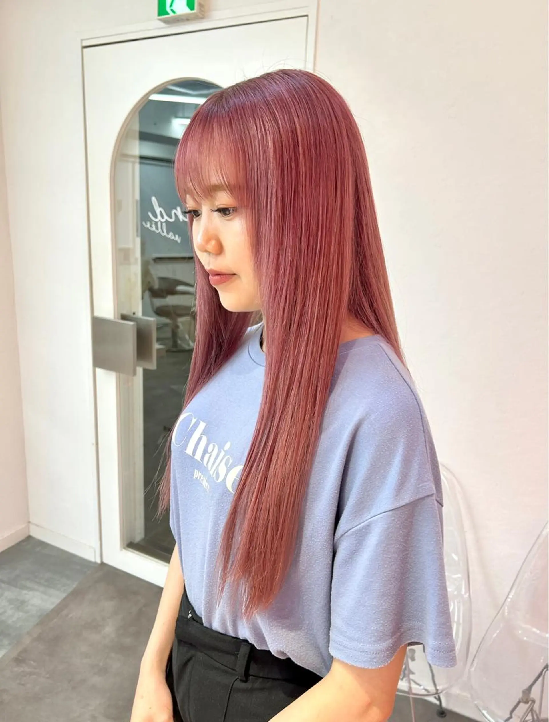 カラー 莉乃/縮毛矯正/髪質 改善/艶カラーのヘアスタイル