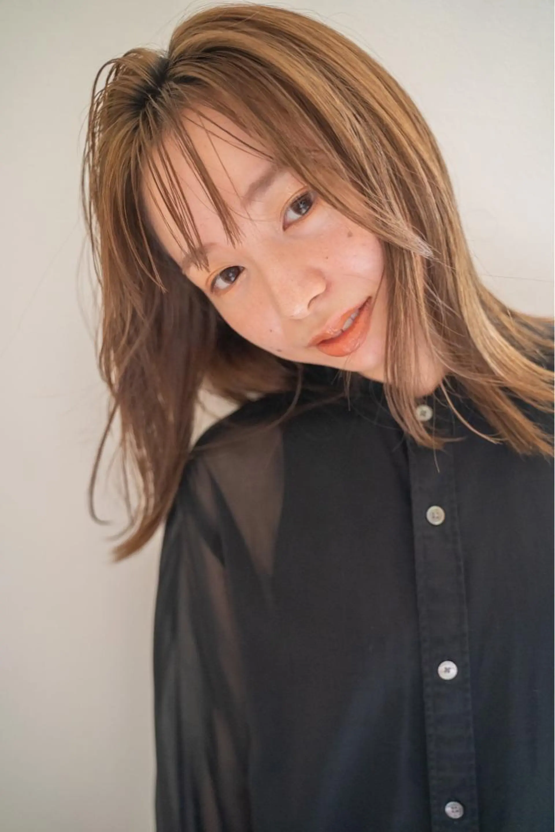 ミディアム カラー ✨ハイライトの達人 ボブ/ショート/雪下のヘアスタイル