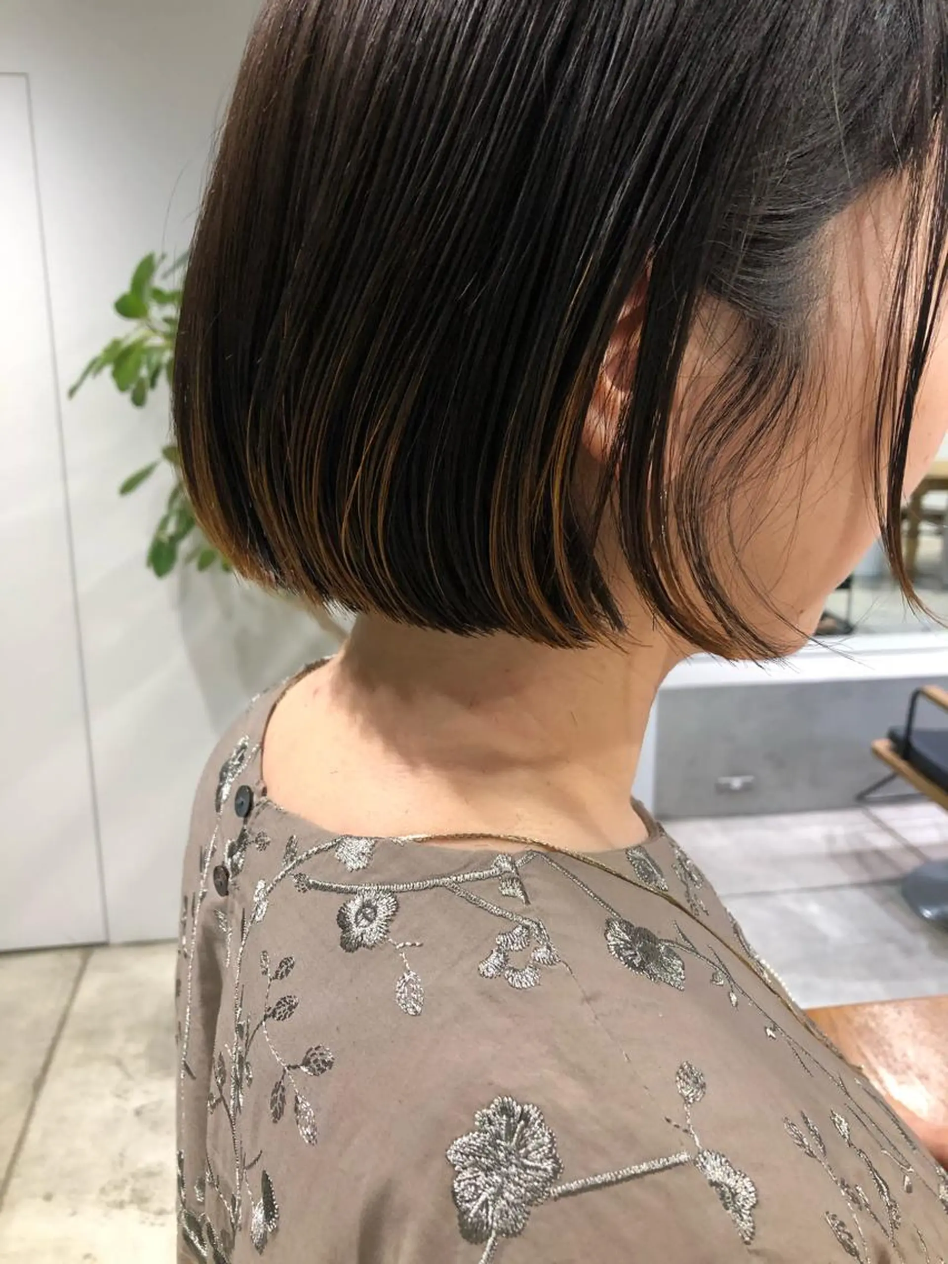 ミディアム カラー パーマ ヘアアレンジ ボブ パーマスタイル🔅 sayacaのヘアスタイル