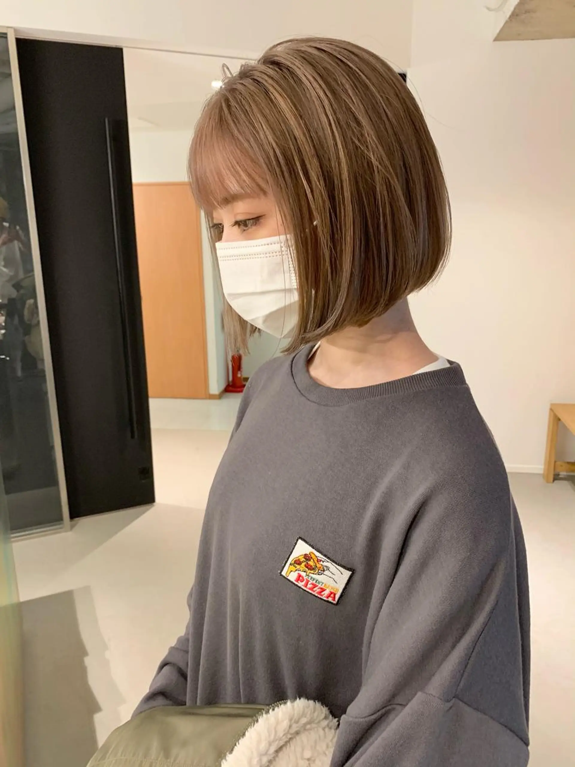 ショート カラー ハイトーンカラー ボブ カット ヘアカラー トリートメント tension 【テンション】のヘアスタイル