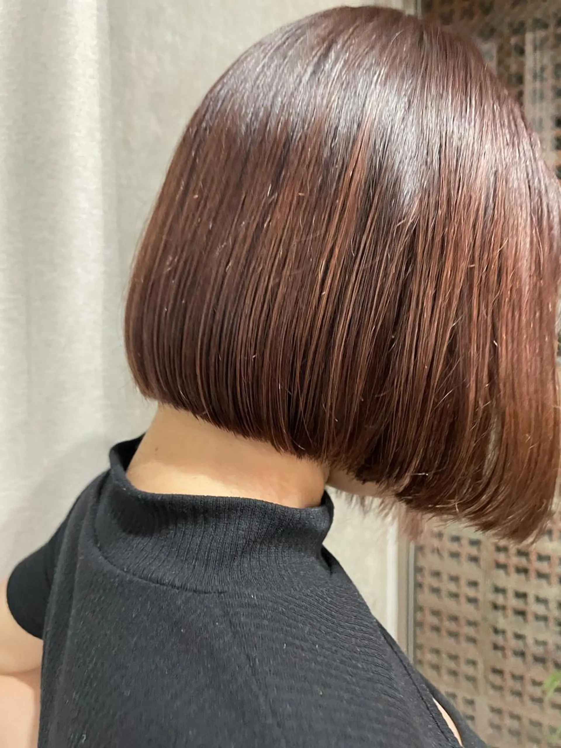 ショート 前下がりボブ ボブ 吉田一輝 外国人パーマのヘアスタイル