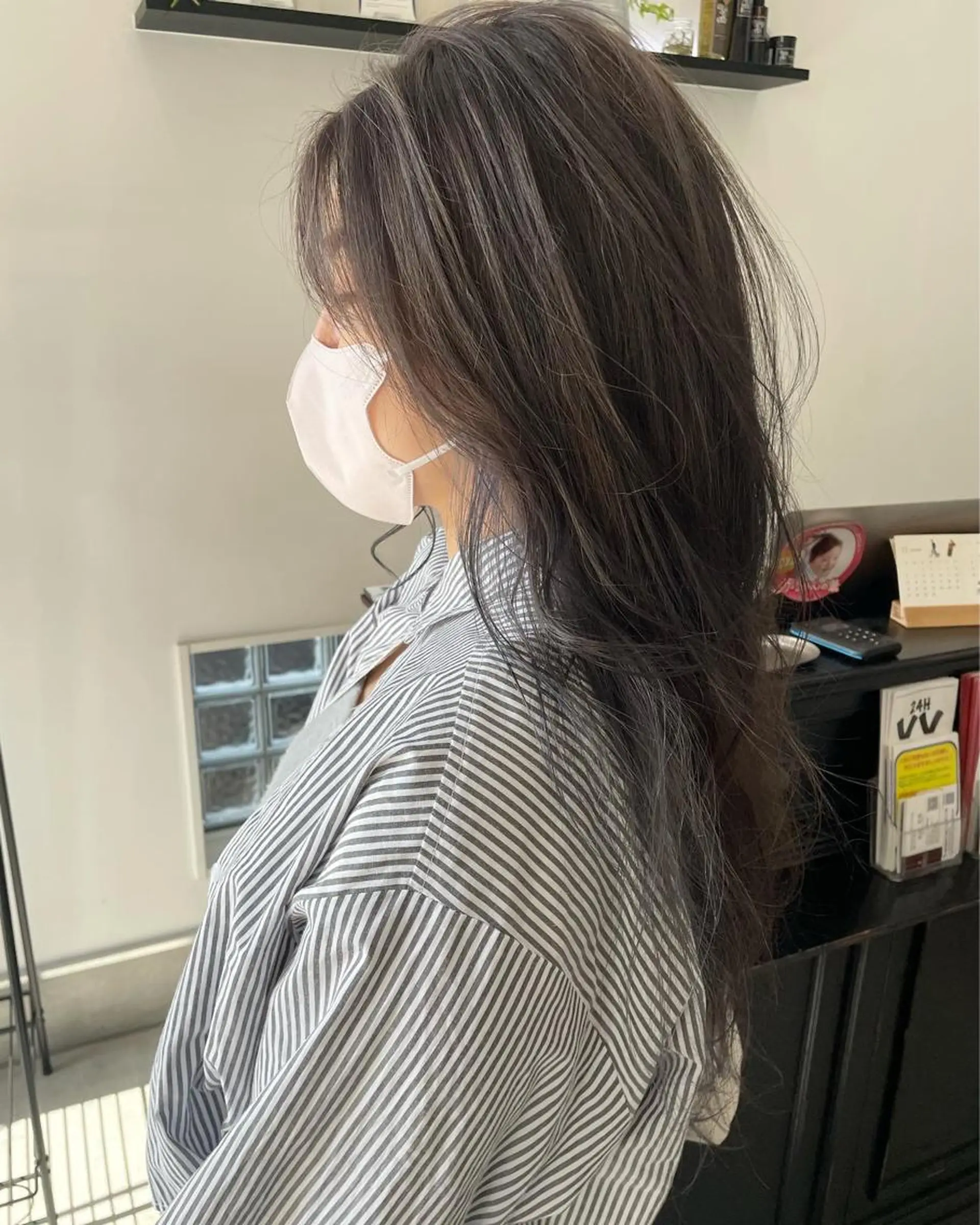 ロング 明石 歩樹のヘアスタイル