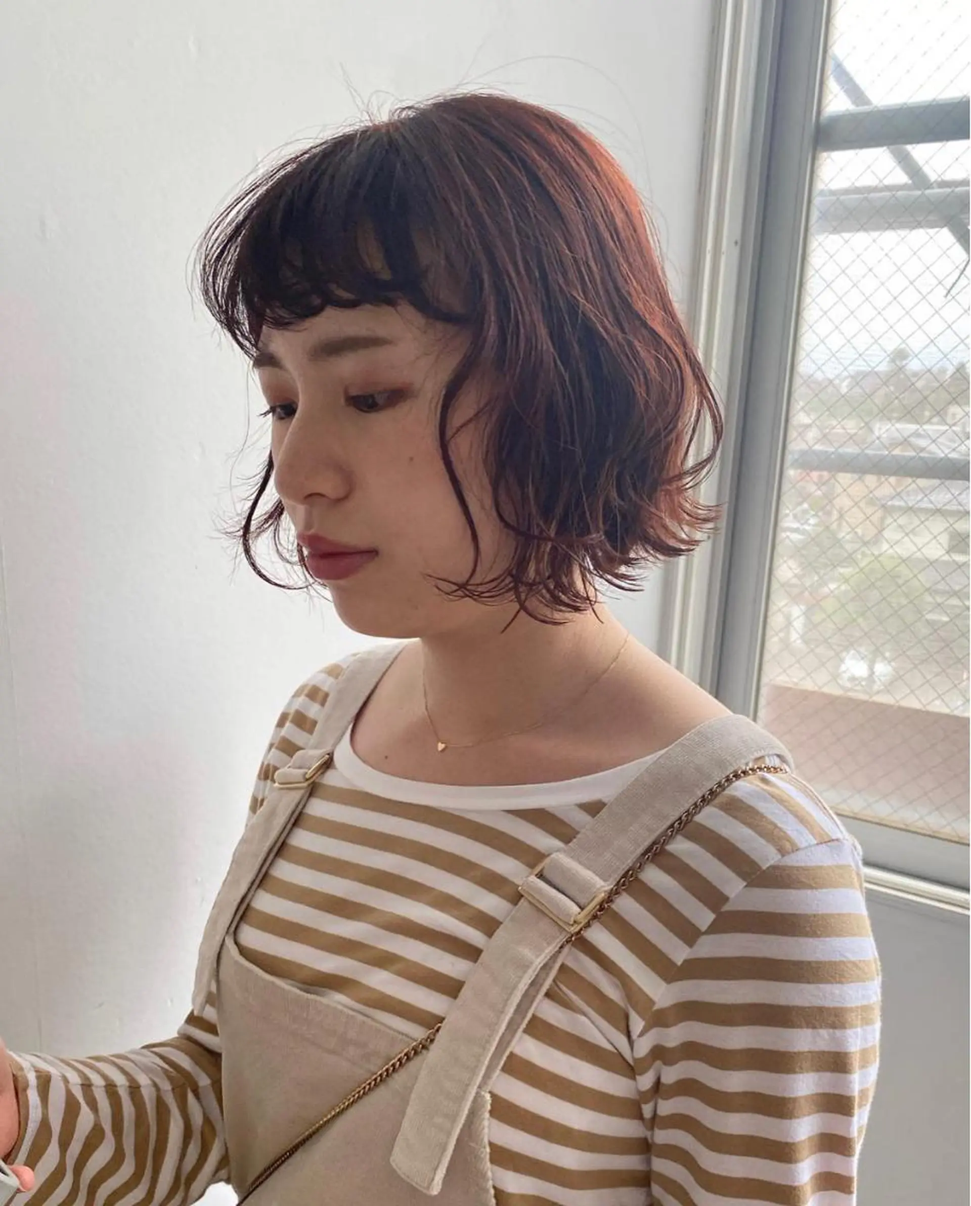 ミディアム みつはし さおりのヘアスタイル