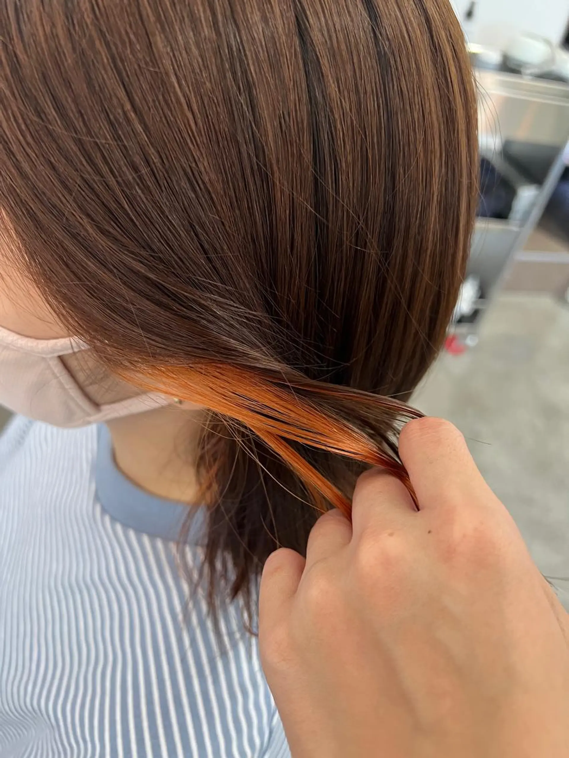 カラー 🌷ショートレイヤー ヘッドスパ🌷鈴木のヘアスタイル