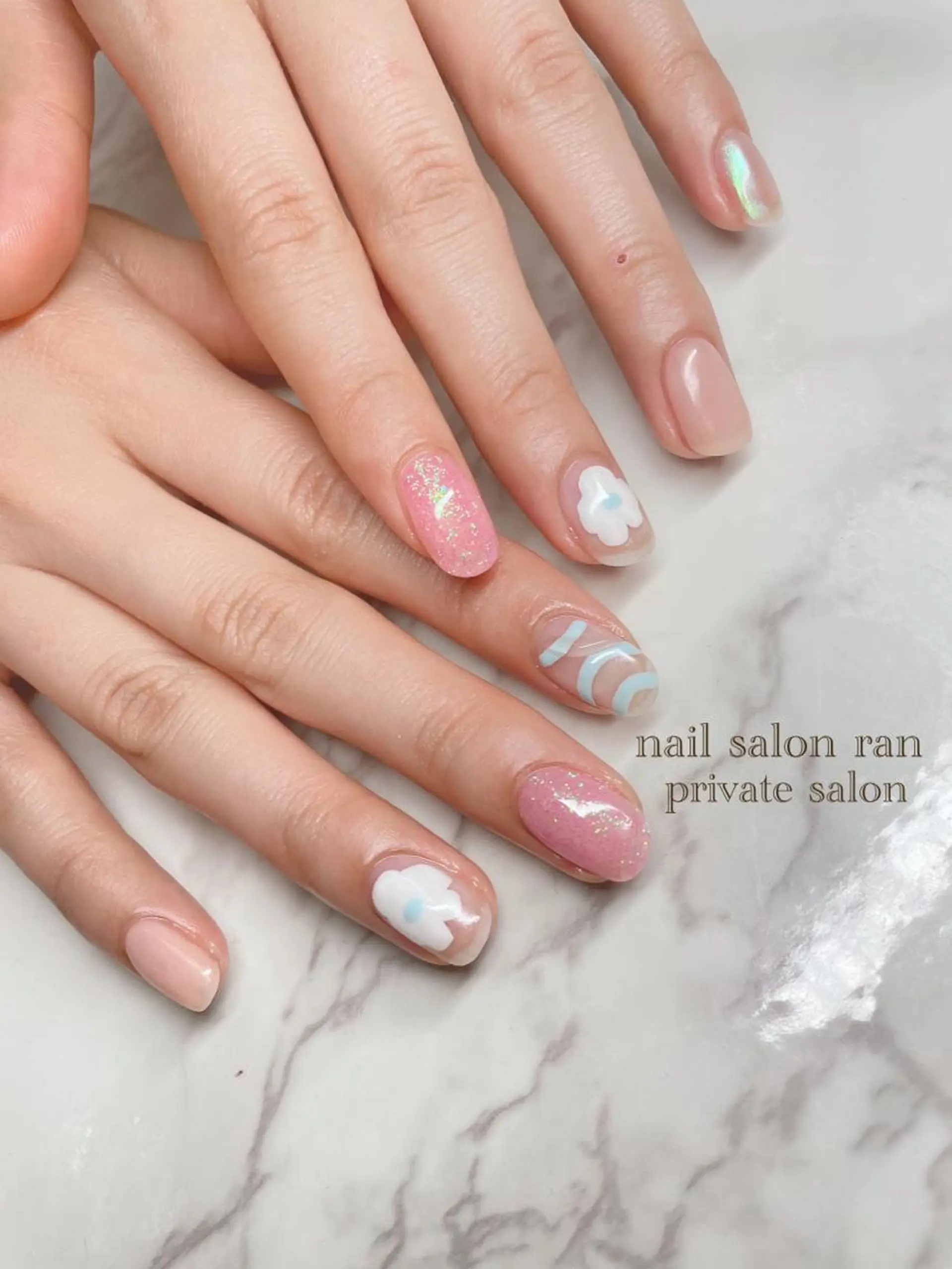 ネイル 持ち込み nailsalon ranのネイルデザイン
