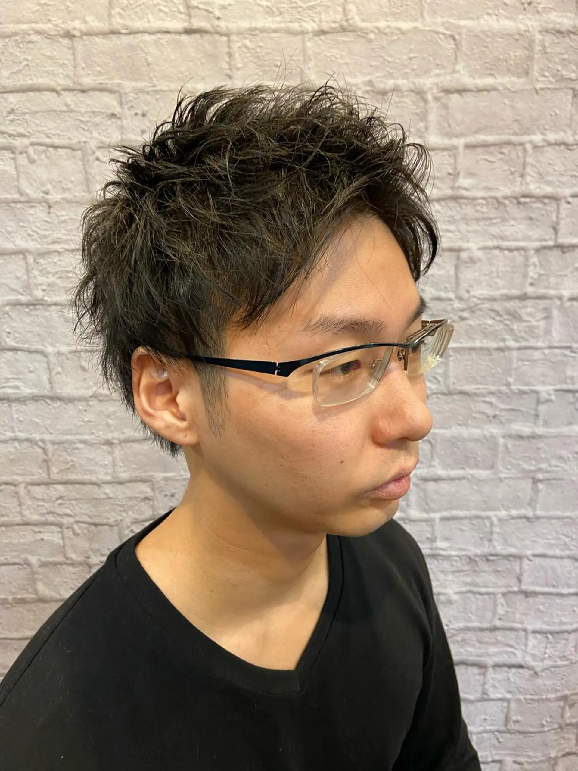 ショート カラー ヘアアレンジ メンズ 💈メンズ特化 副店長松浦一聖💈のヘアスタイル