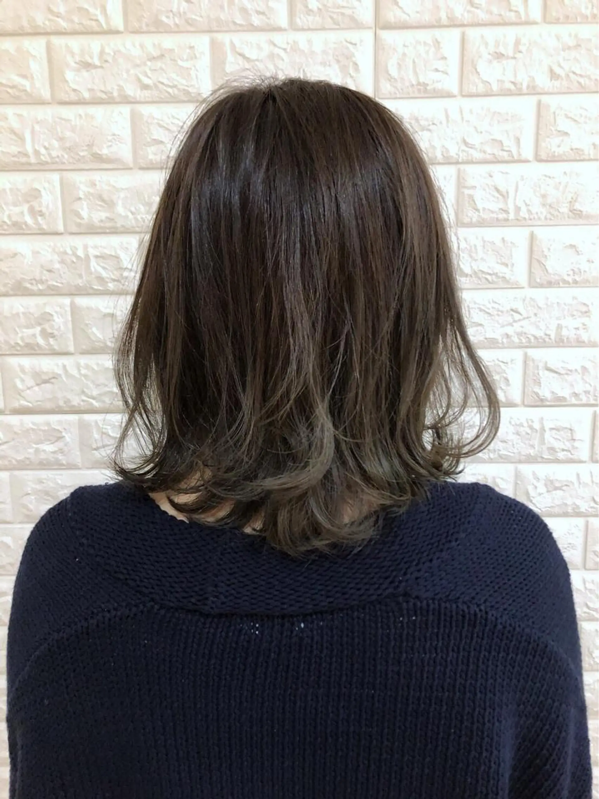 ミディアム カラー オリーブカラー 辻堂メンズ特化 YU-YAのヘアスタイル