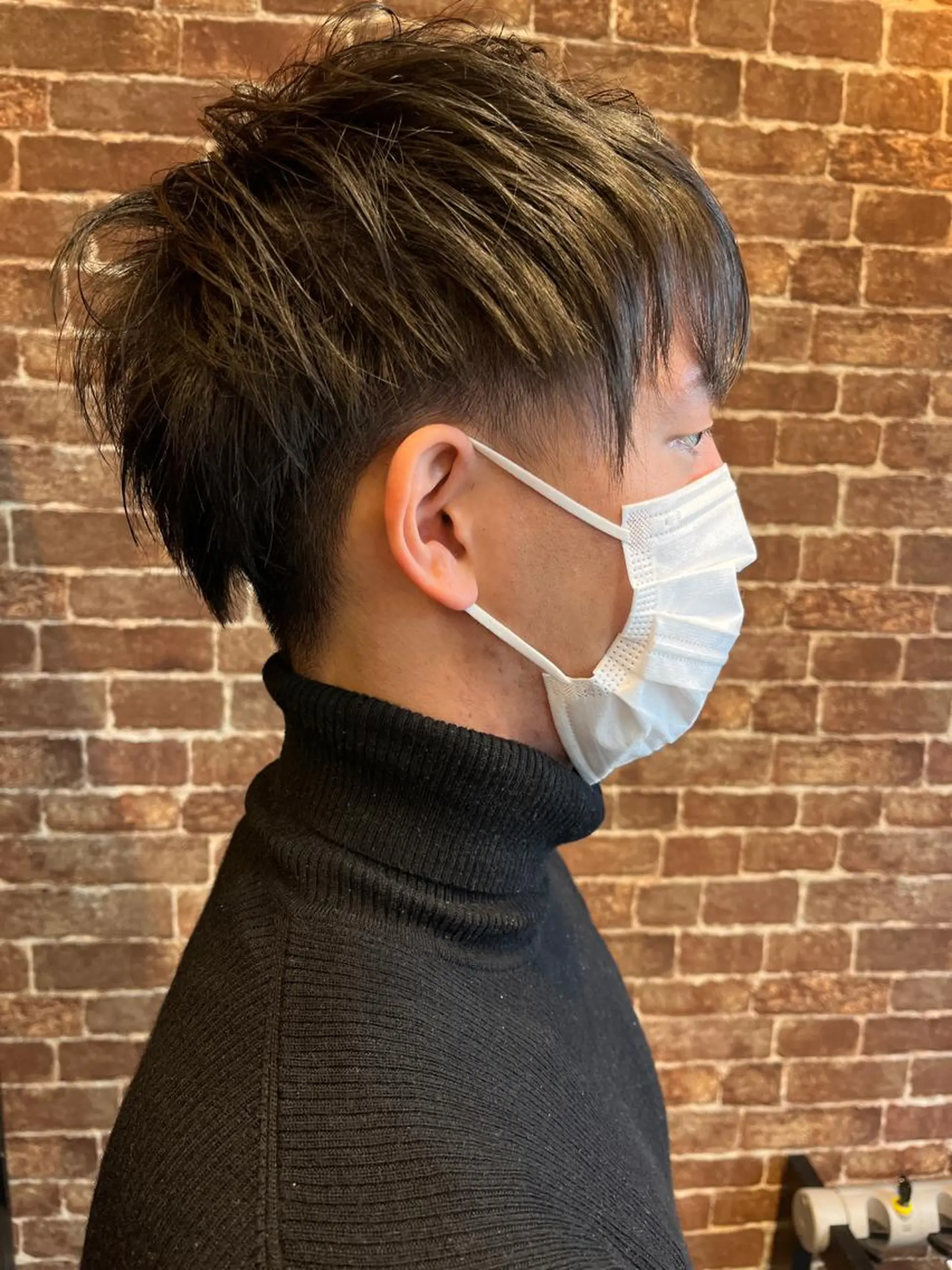 ショート カラー パーマ ヘアアレンジ メンズ キッズ ネイル マツエク・マツパ アイブロウ メンズハイライト メンズパーマ ブラウンカラー ケアカラー 透明感カラー 久木原 ゆりのヘアスタイル