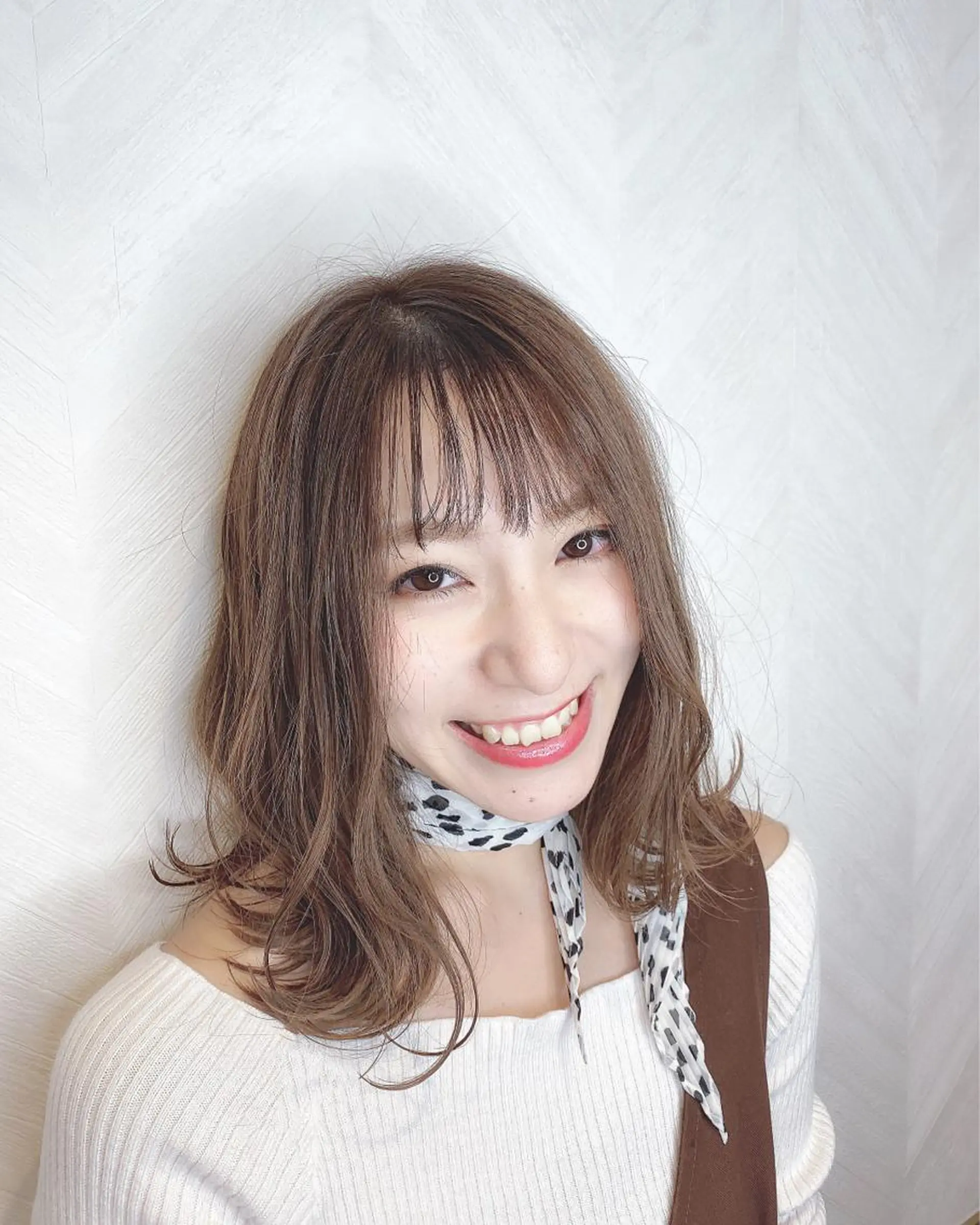 ミディアム カット ヘアカラー トリートメント 🌟モテ髪ショート 🌟店長　津賀涼のヘアスタイル
