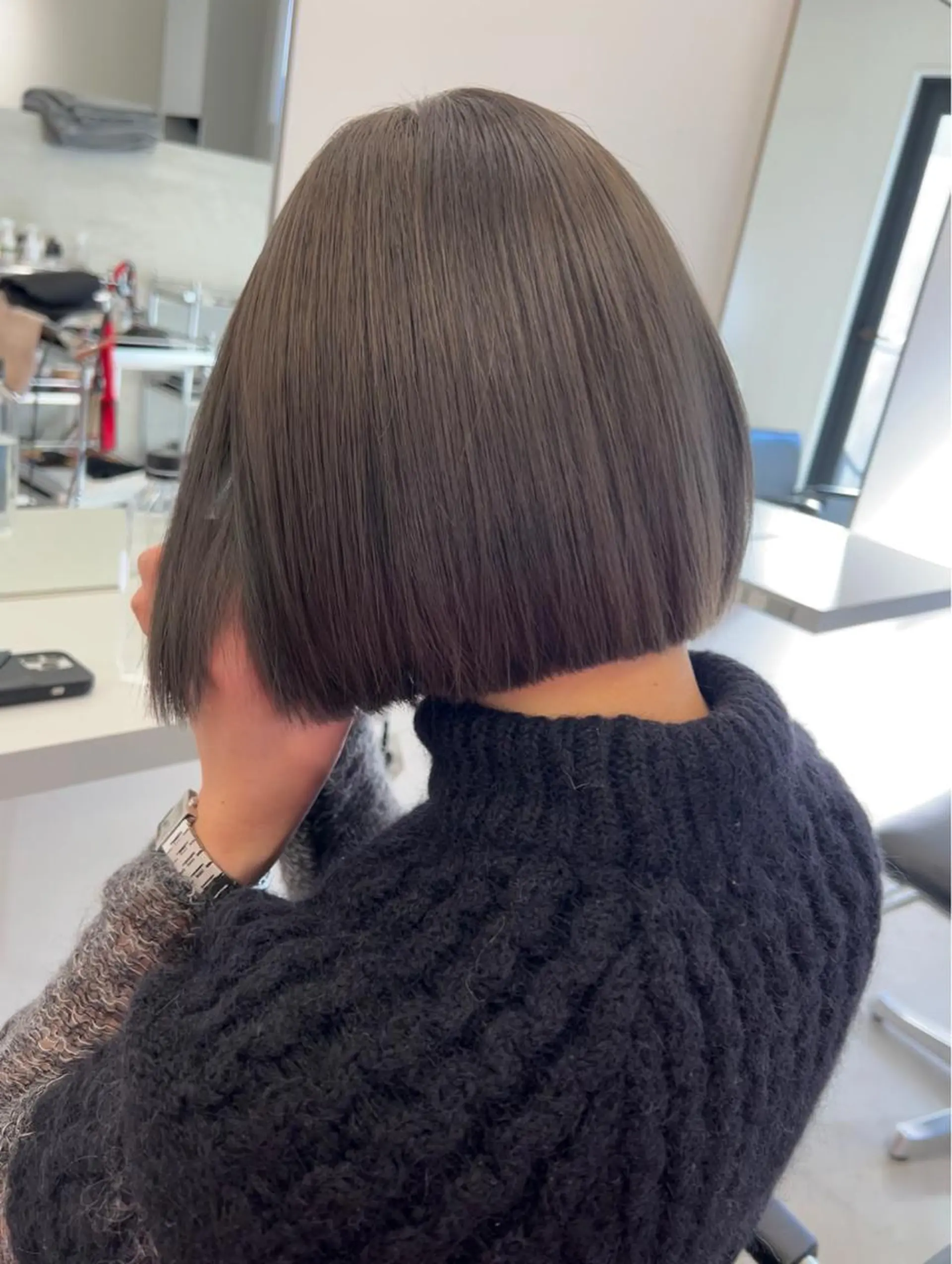カラー バレイヤージュ ベージュカラー ブリーチ ケアブリーチ ダブルカラー okumura makiのヘアスタイル