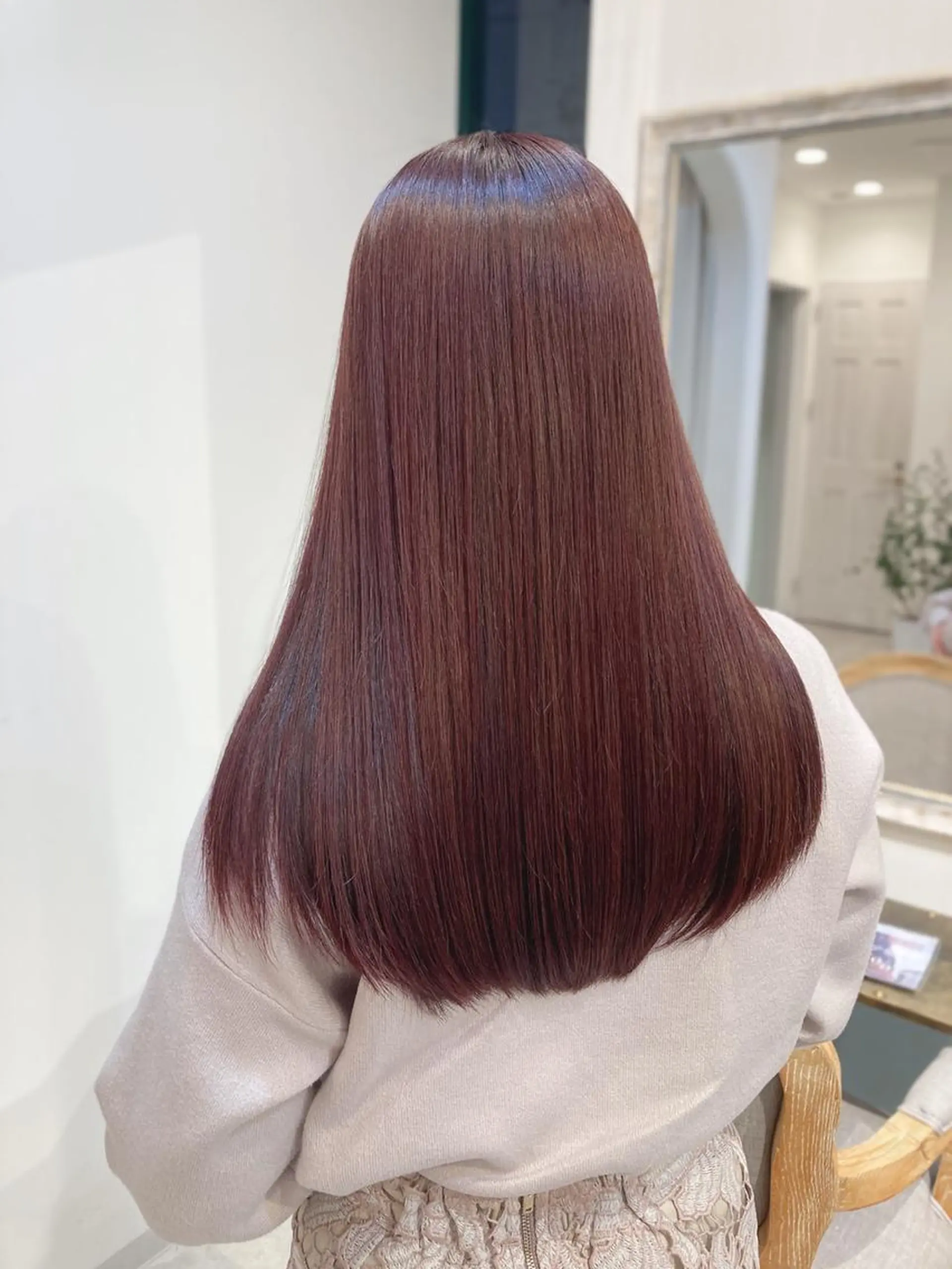 セミロング カラー ボブ& 髪質改善FUMIYAのヘアスタイル