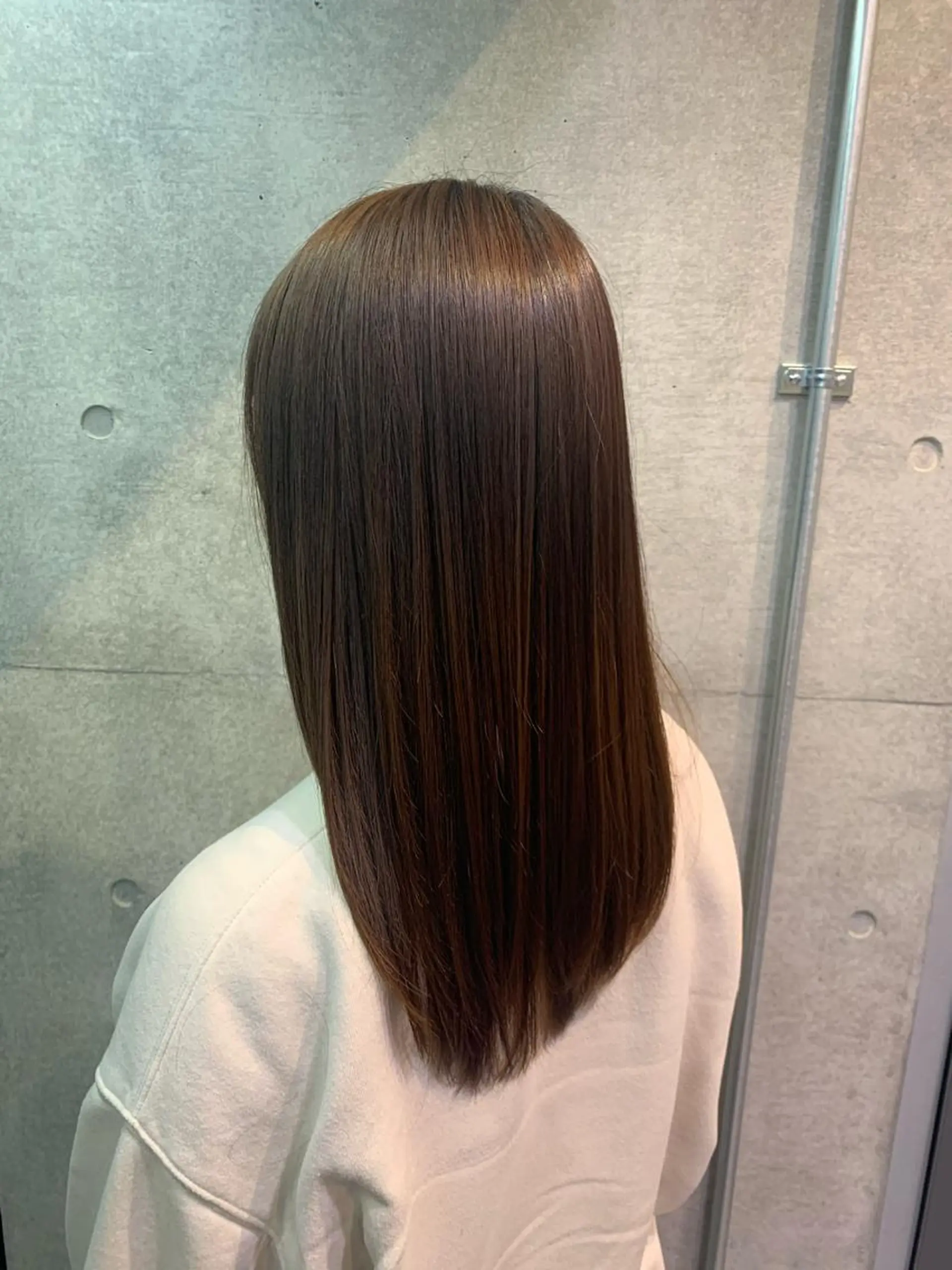 セミロング トリートメント 酸熱トリートメント カット トリートメント オシャレ髪✔️ 店長オオキアキヒロのヘアスタイル