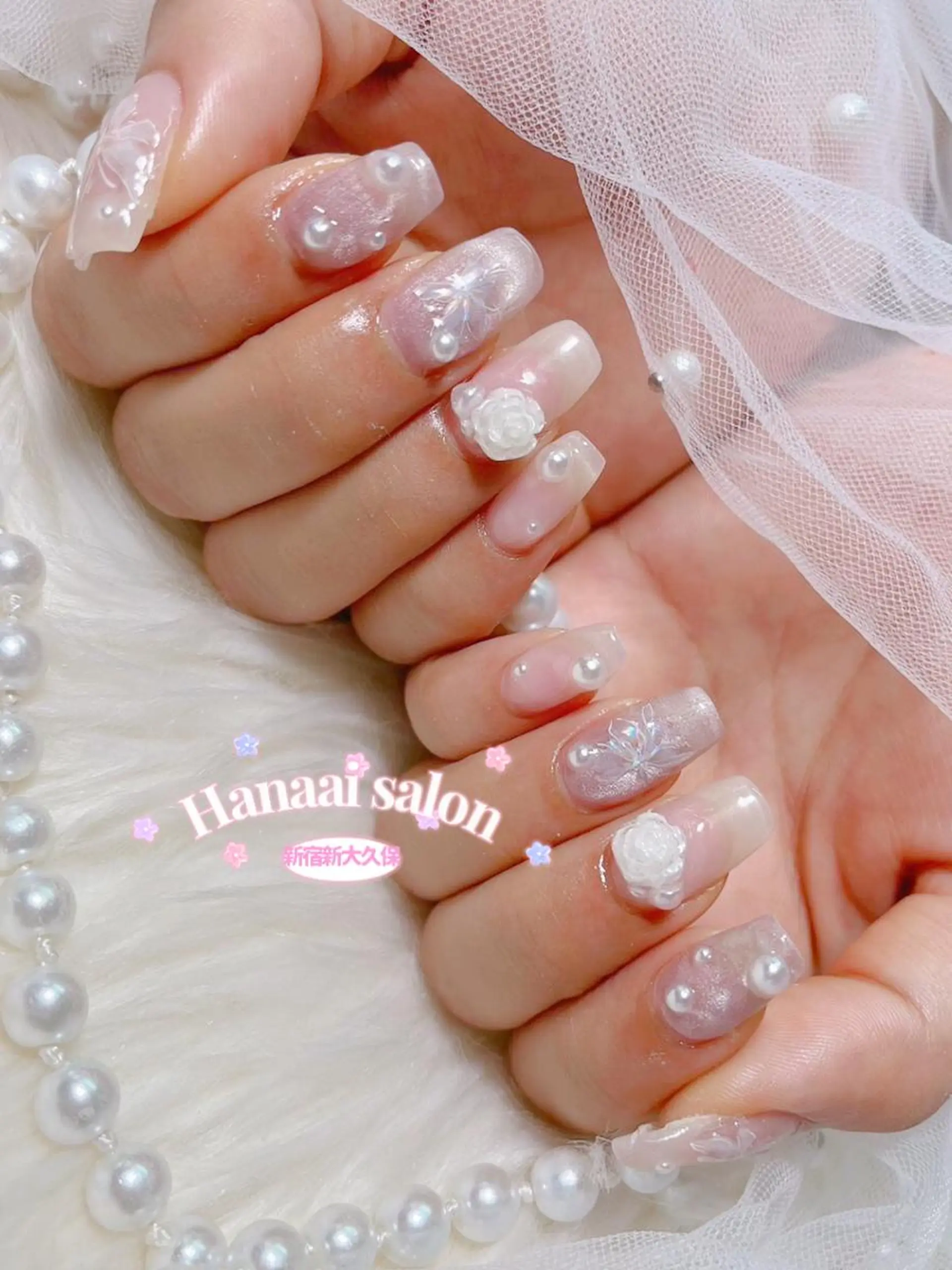 ミディアム 長谷川 妃菜のネイルデザイン