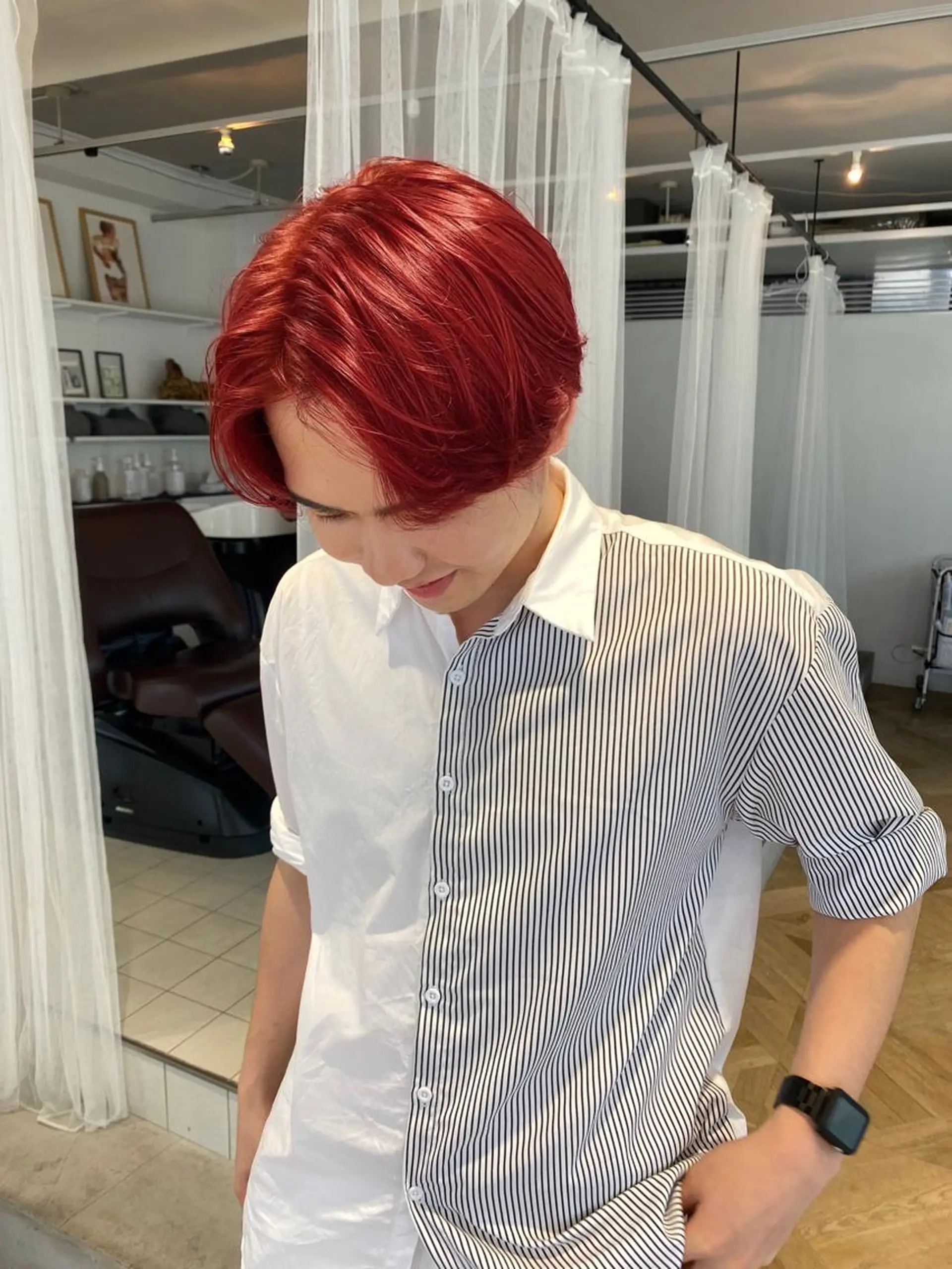 ショート カラー カット 🌻名古屋🌻 🫧ハイトーン🫧のヘアスタイル