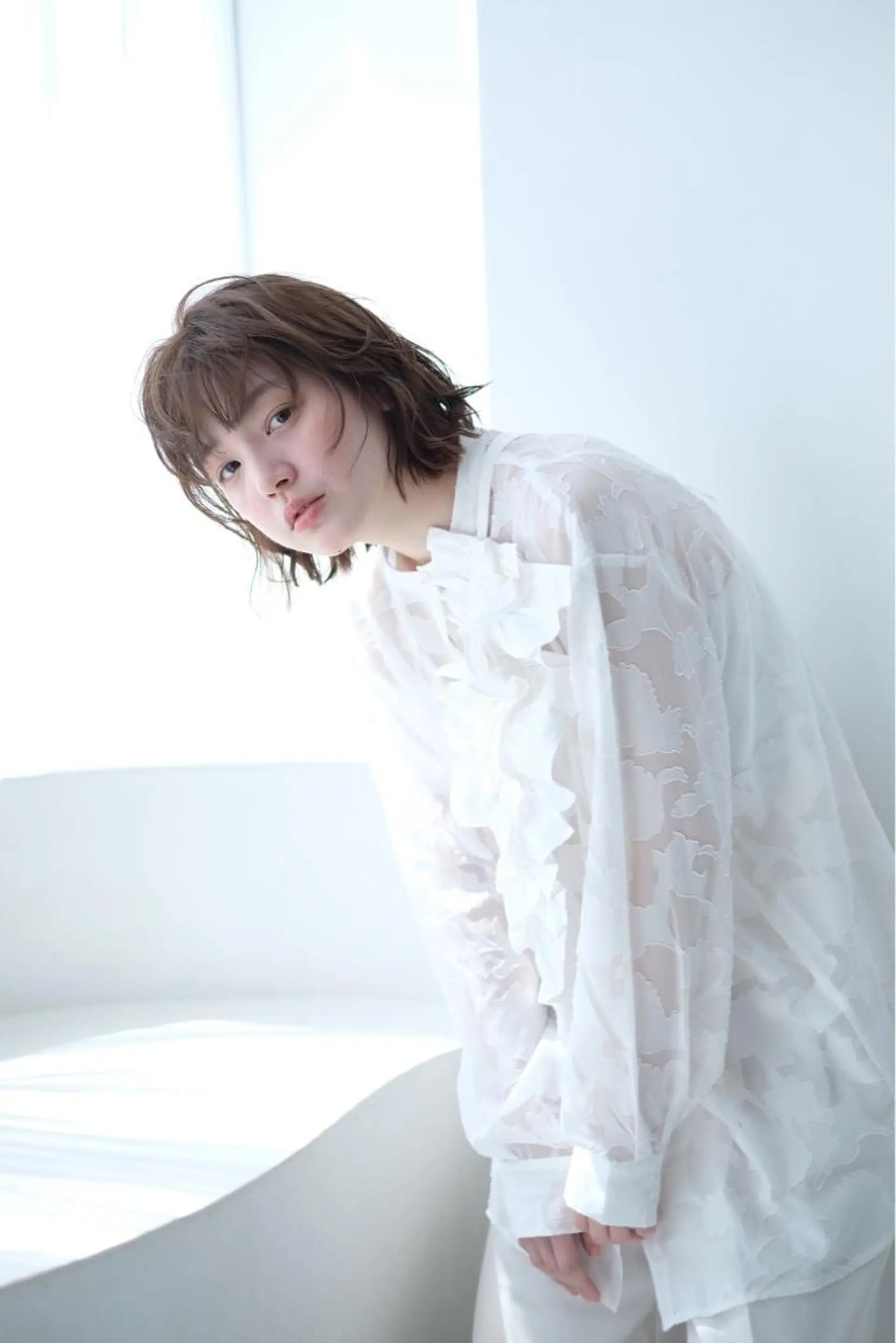 ミディアム 透明感カラー/京橋/ reikoのヘアスタイル