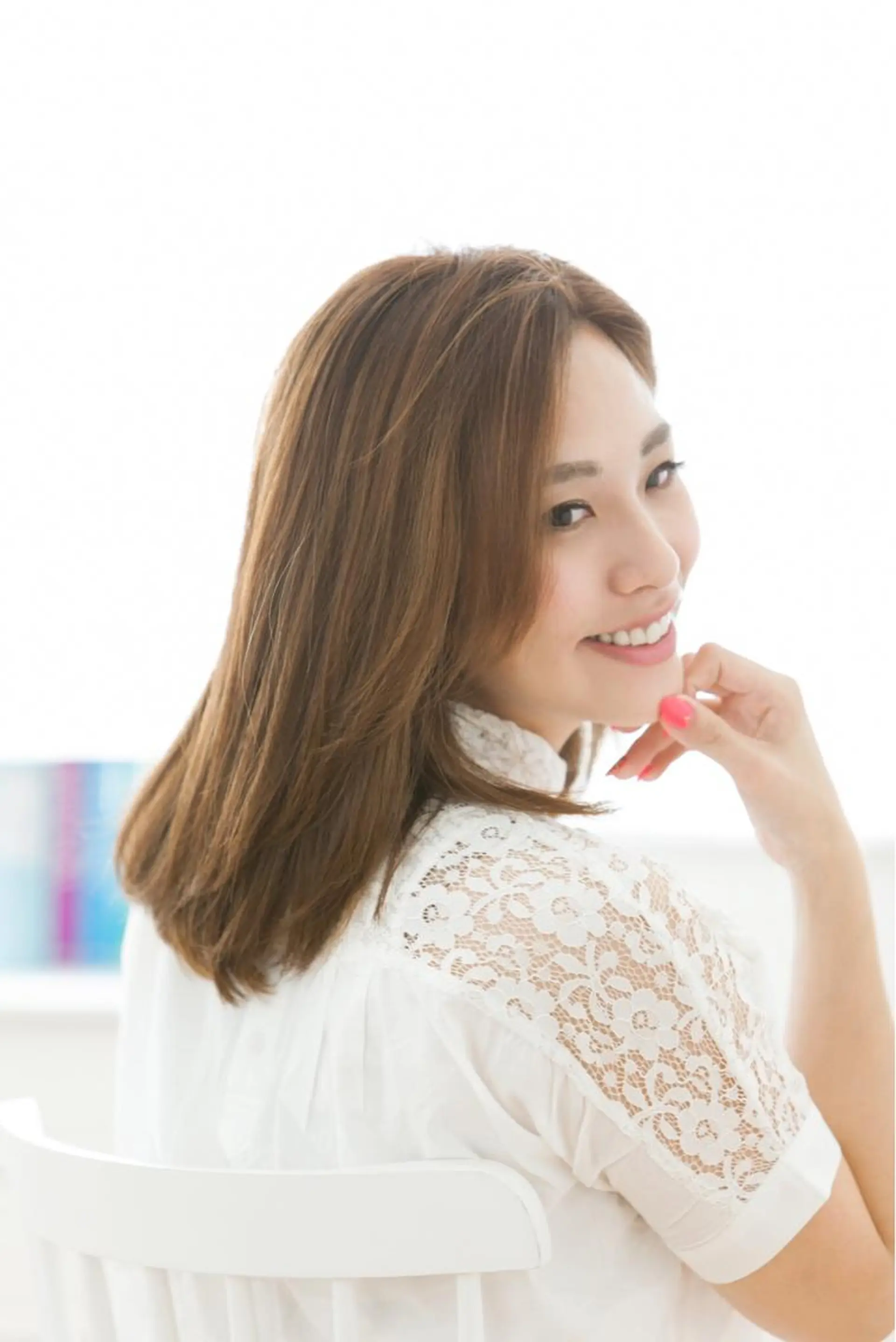 ミディアム 髪質改善ayame 横山諒のヘアスタイル