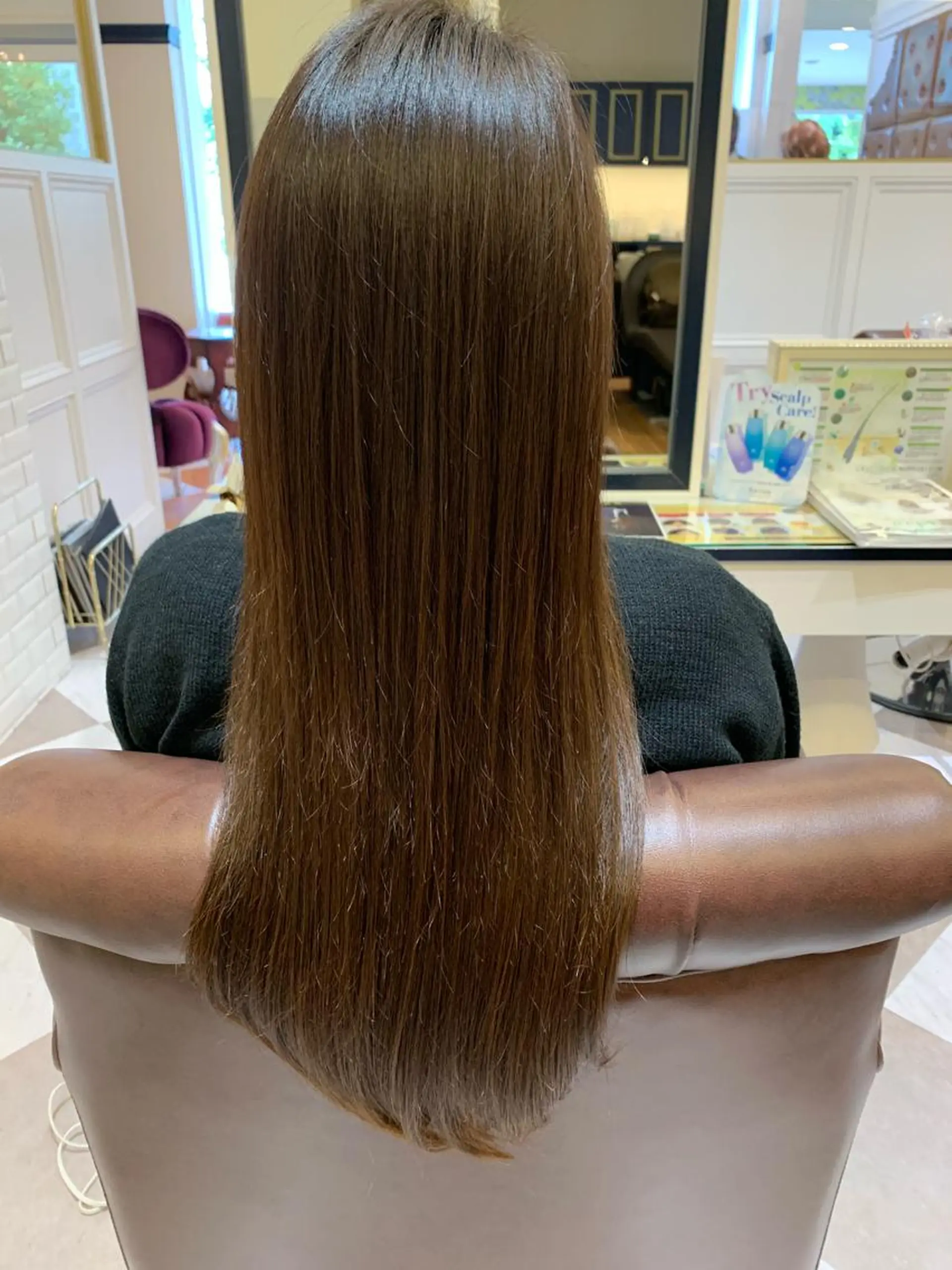 ロング カラー 粟田 めぐみのヘアスタイル
