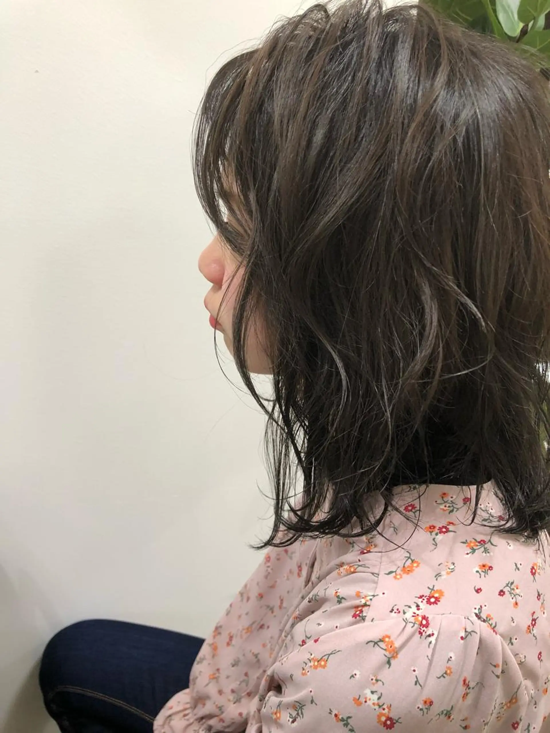 ミディアム 顔周りの垢抜けヘア 立山あいりのヘアスタイル