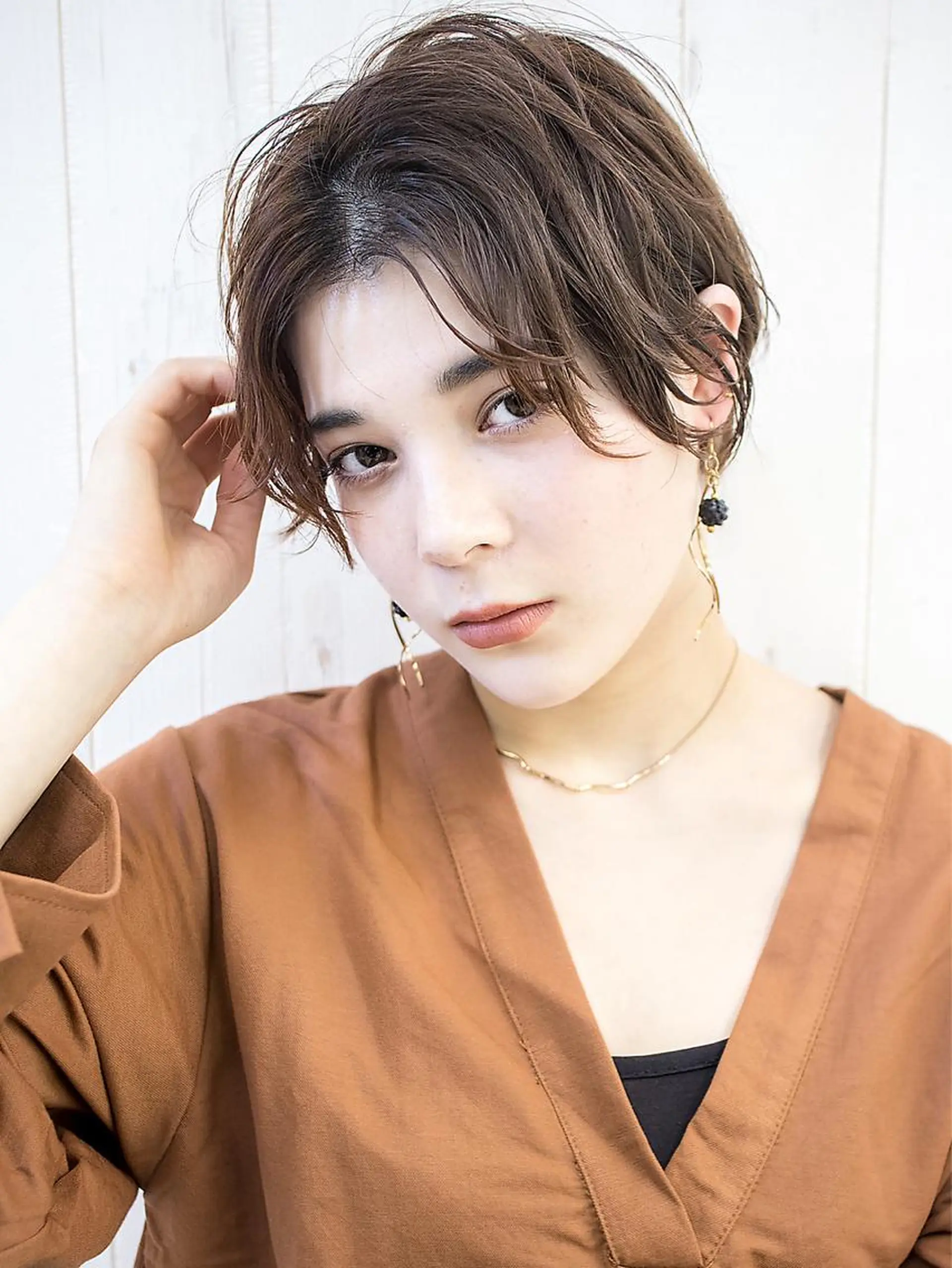 ショート ラベンダーベージュ ハイライト ✨🧸チバ ダイスケ🧸✨のヘアスタイル