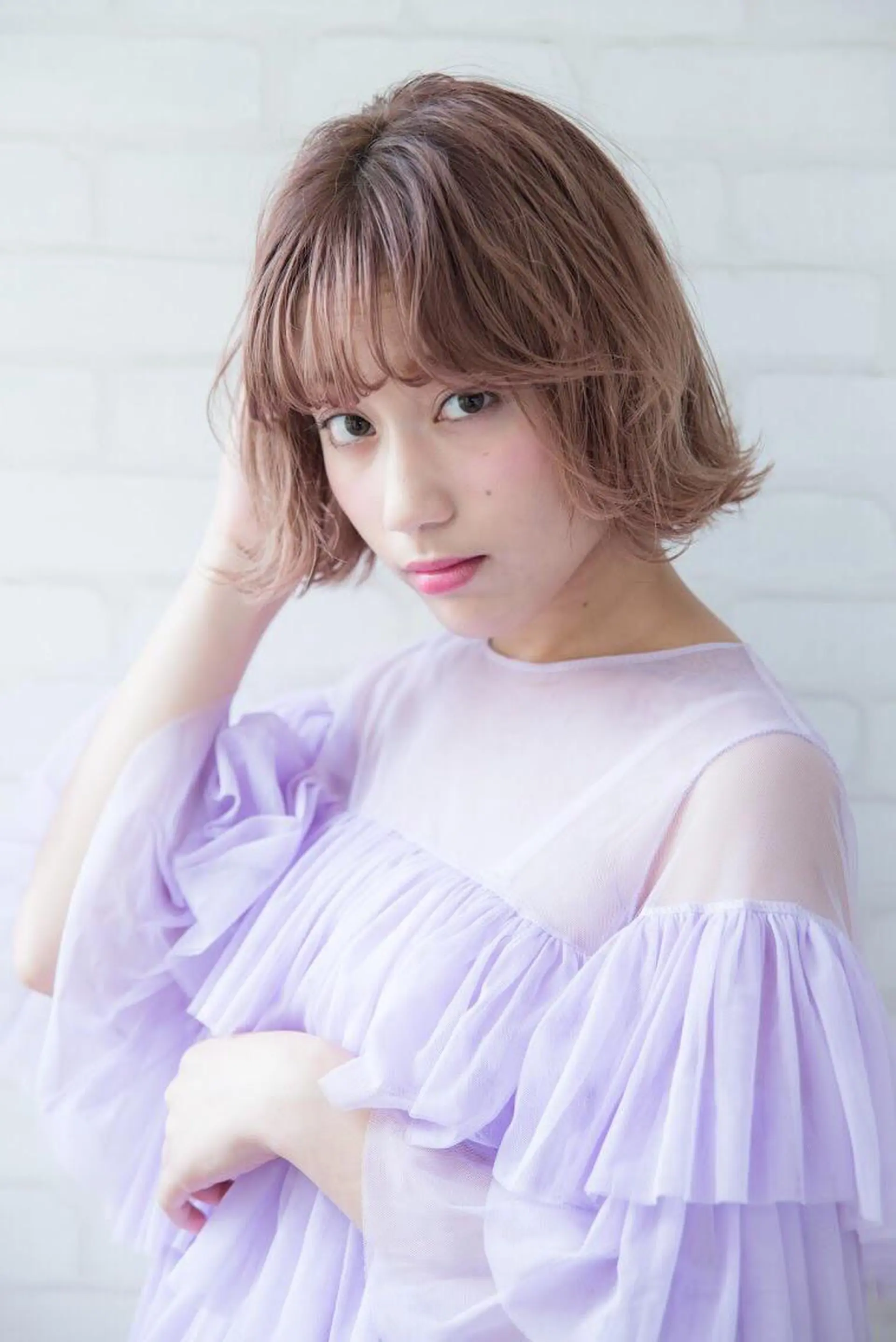 ショート ヘアカラー 澤崎 智代のヘアスタイル