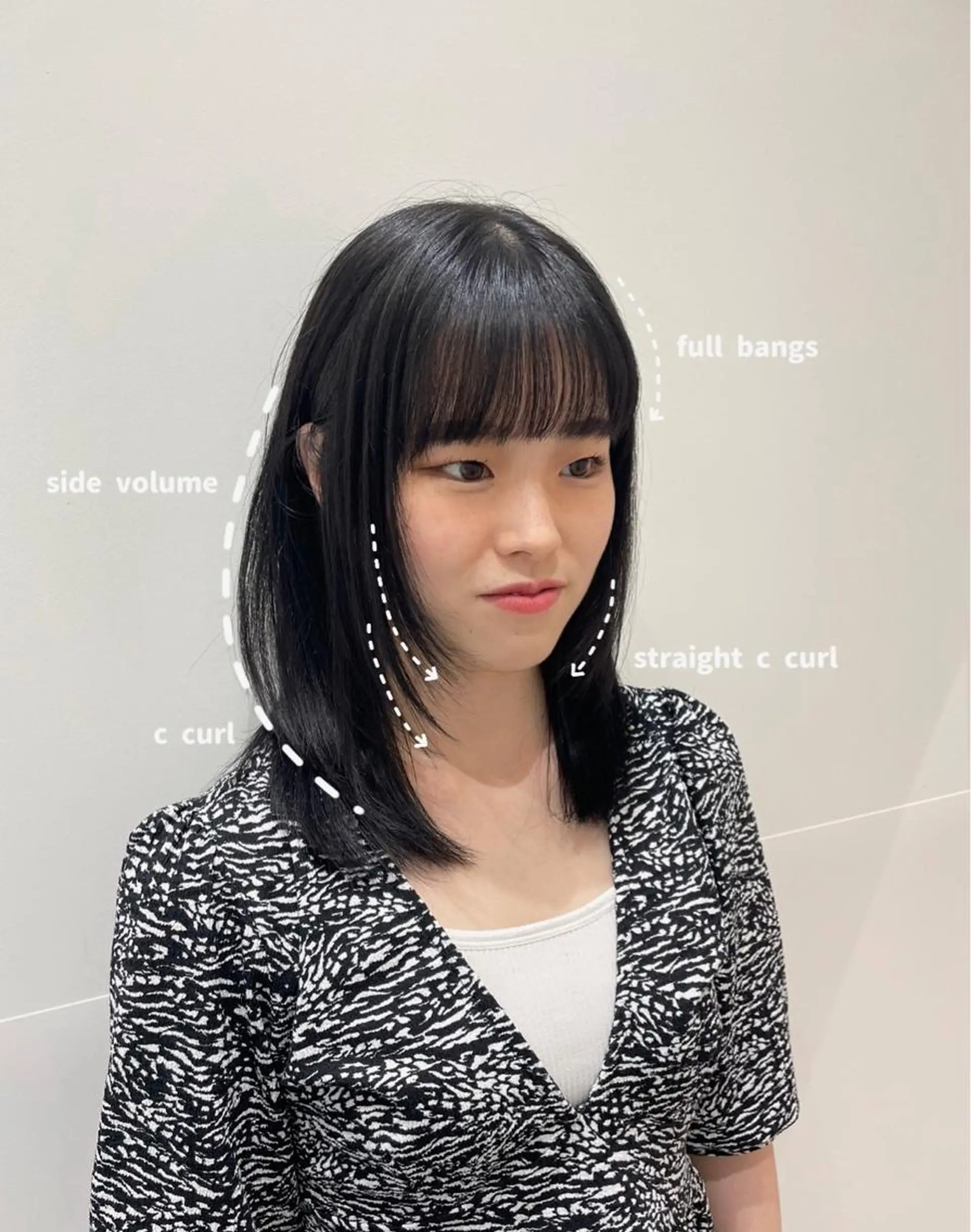 ミディアム ハイレイヤー 韓国風ヘア レイヤーカット カット ヘアカラー トリートメント ❤︎︎韓国ヘア❤︎︎ 𝑺𝒉𝒊𝒉𝒐のヘアスタイル