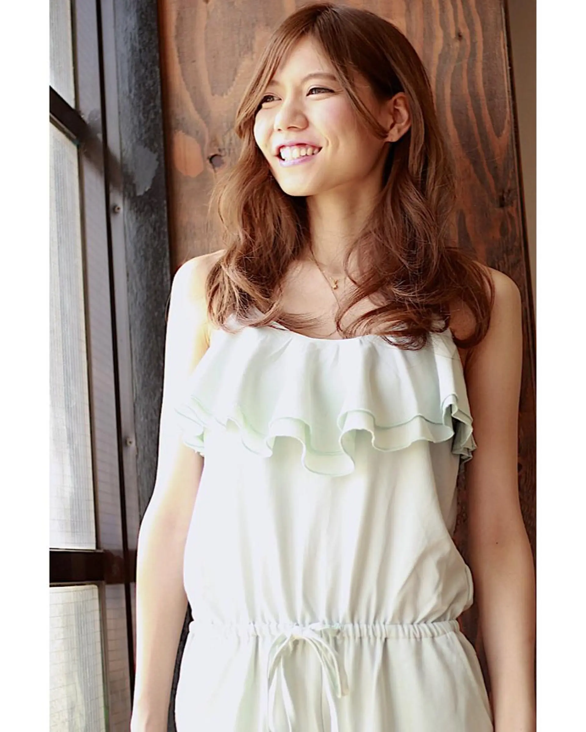 セミロング カラー パーマ カット パーマ ヘッドスパ アブアイ所属・艶髪・酸性ストレート フリツのヘアスタイル