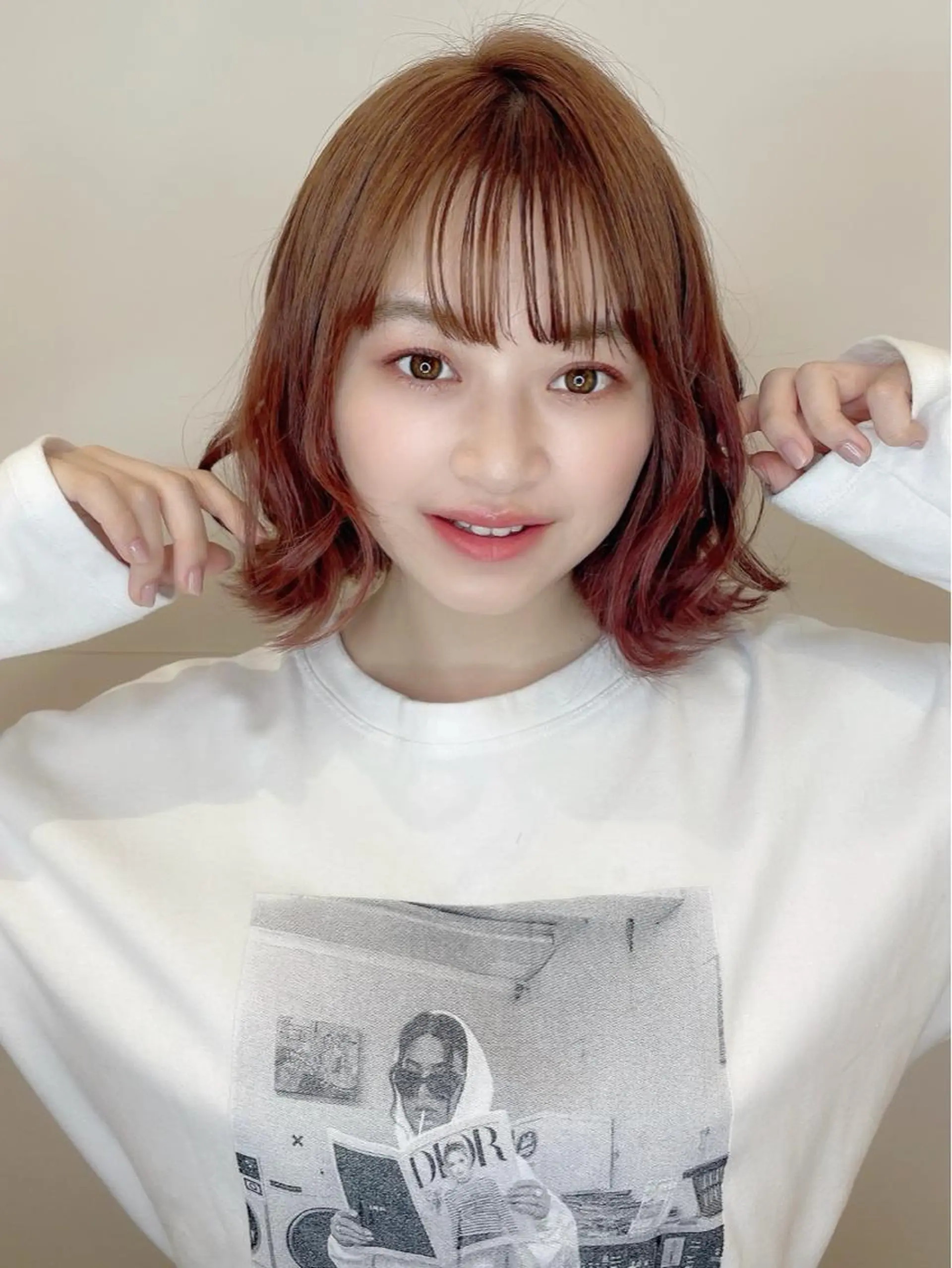 ミディアム カラー パーマ ヘアアレンジ トレンド眉🫧🪄 kumiの眉毛・アイブロウイメージ