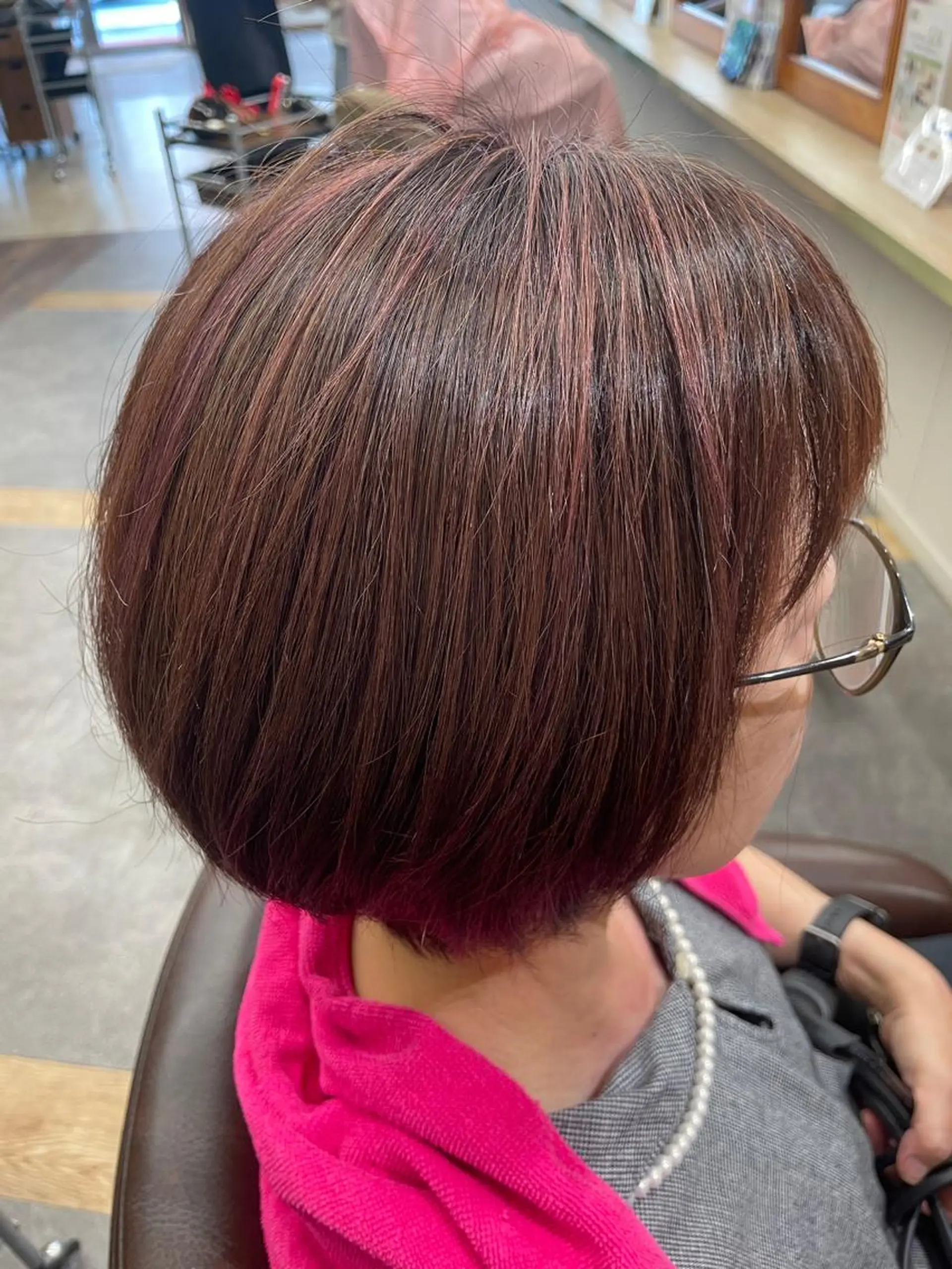 ショート ZIPANGU   押上店所属・ボブ🫧透明感カラー 💎Sayakaのヘアスタイル