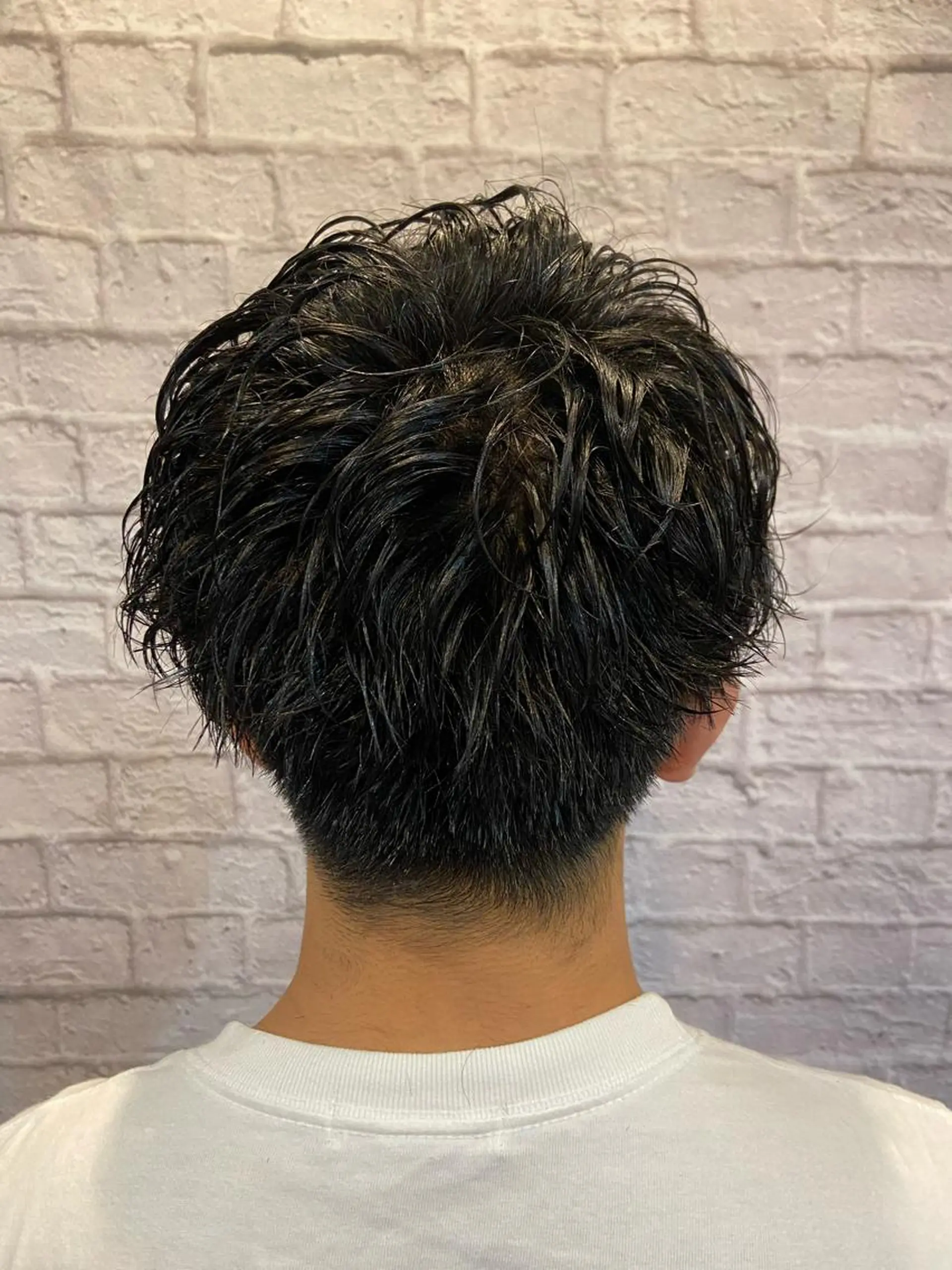 ショート パーマ メンズ カット パーマ ヘアセット 💈メンズ特化 副店長松浦一聖💈のヘアスタイル