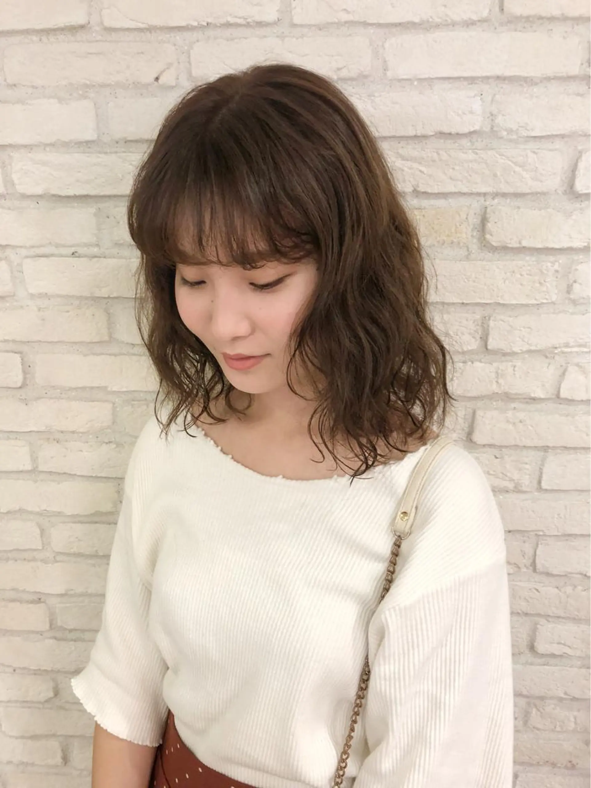 ミディアム カラー HAUS 片山みほのヘアスタイル