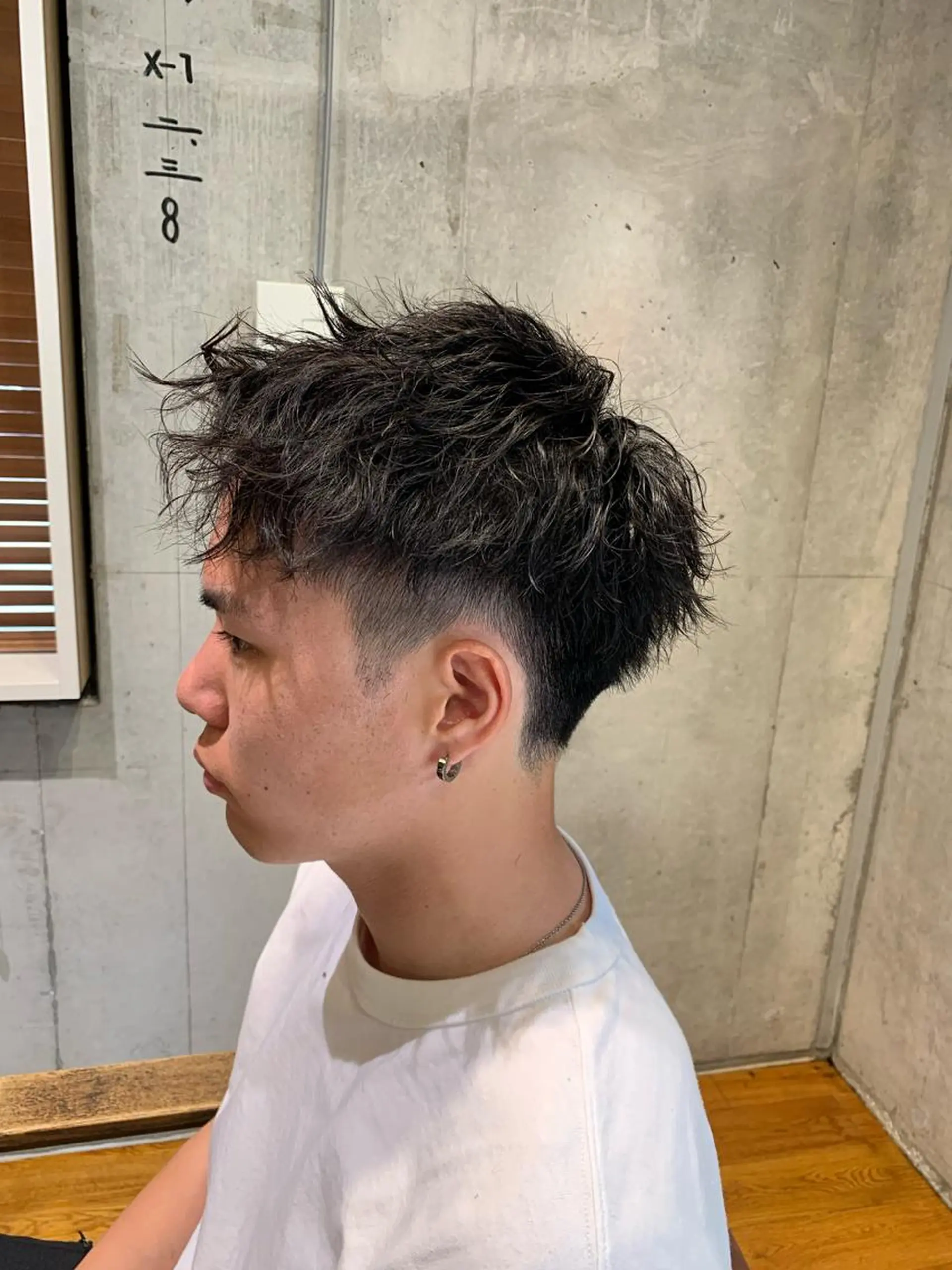 パーマ メンズ カット パーマ ツイスパ・波巻き 🩵片平和香奈のヘアスタイル