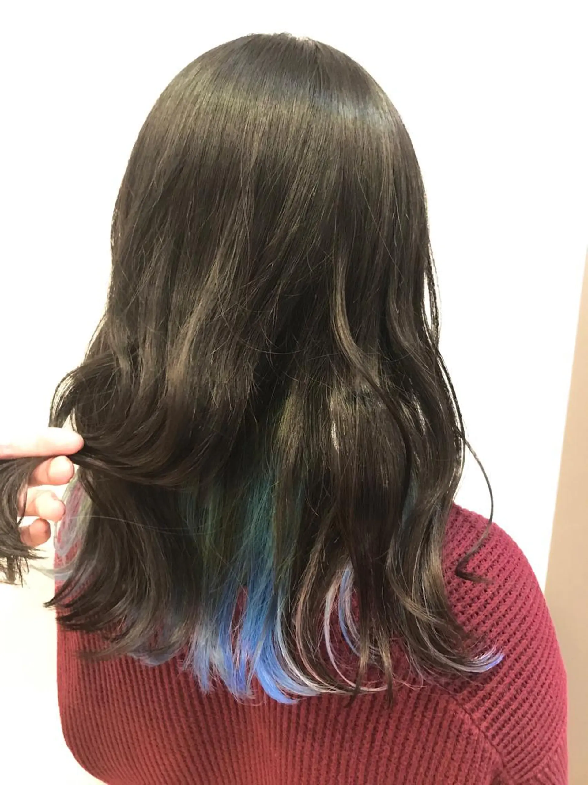 ロング カラー グラデーションカラー インナーカラー ヘアカラー トリートメント 【Zina札幌大通】 店長　福間 和也のヘアスタイル